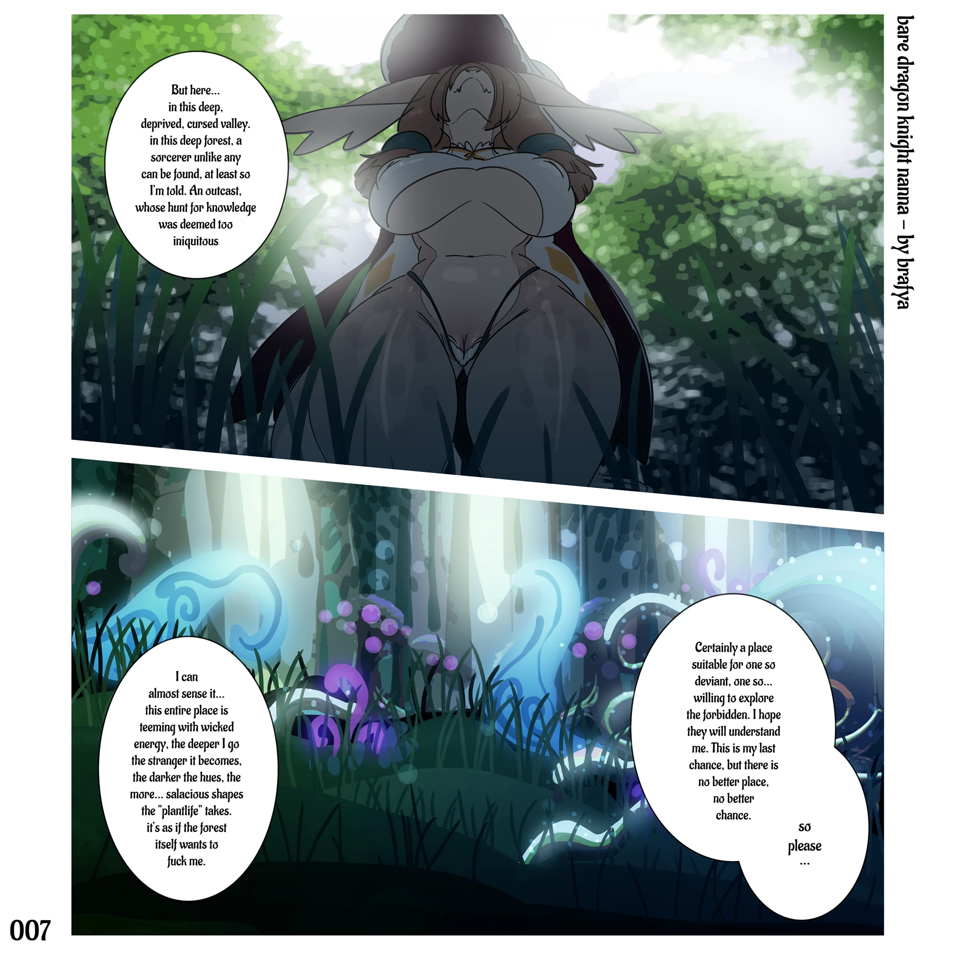 Bare Dragon Knight Nanna 1: Deep Inside Your Heart porn comic picture 8