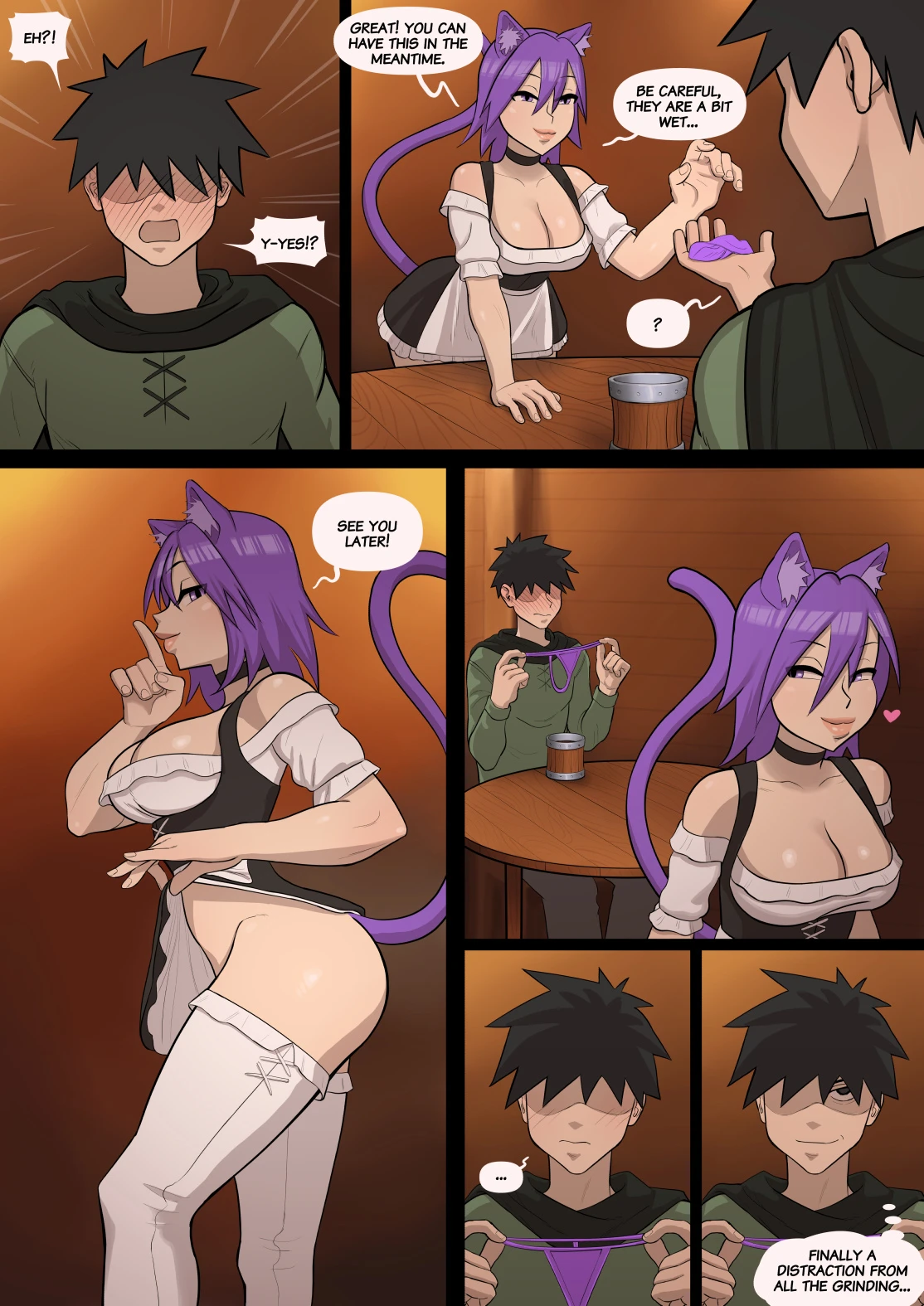 Barmaid Extra Service porn comic picture 4