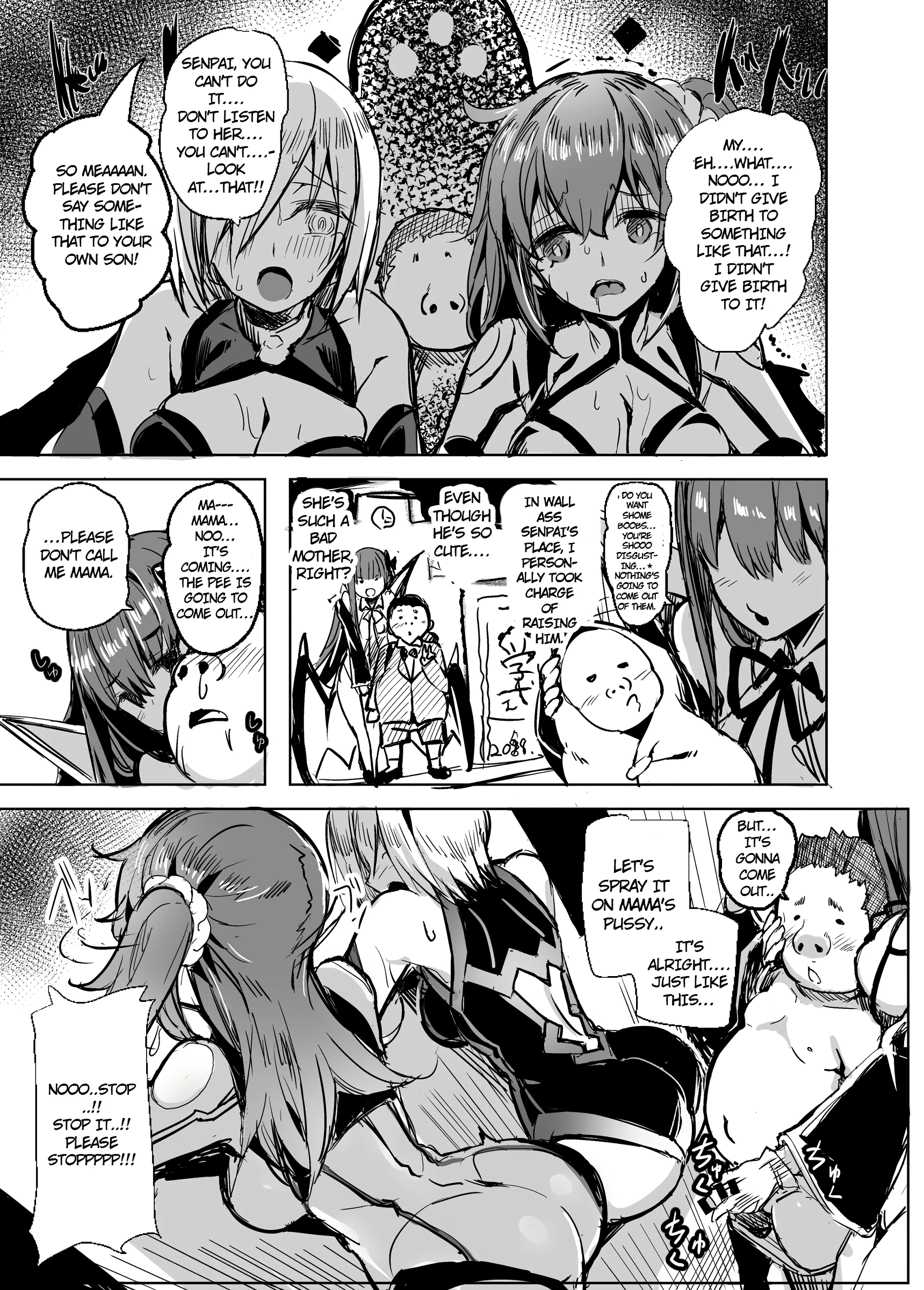 BB mama to ko buta-san porn comic picture 4