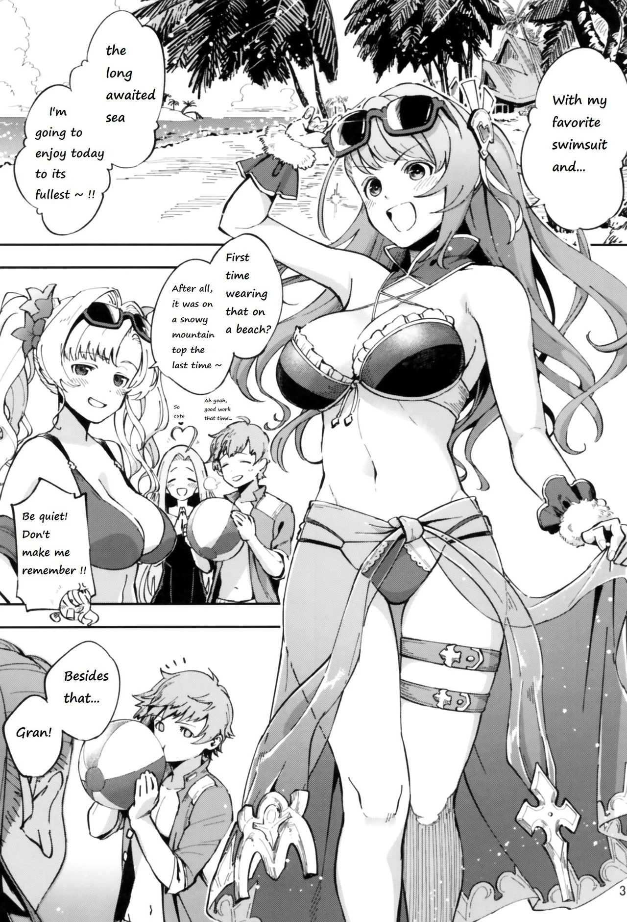 Bea ga Mizugi ni Kigaetara porn comic picture 2