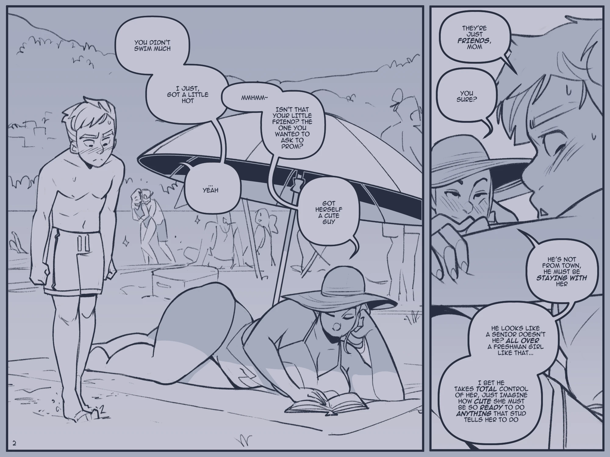 Beach Relief porn comic picture 2