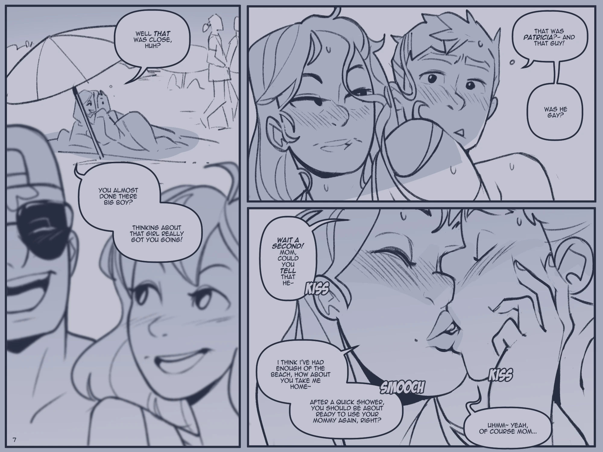 Beach Relief porn comic picture 7