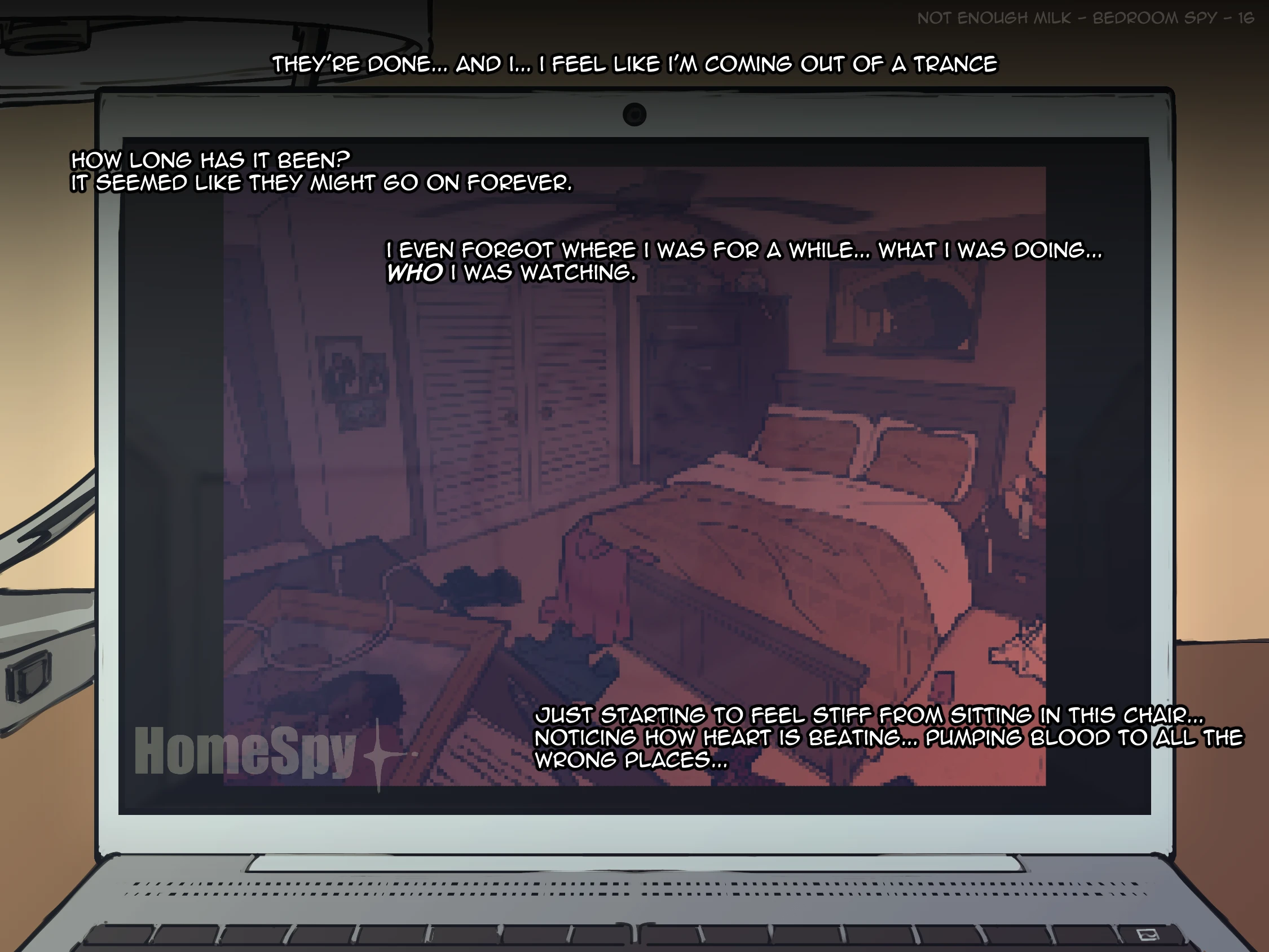 Bedroom Spy porn comic picture 17