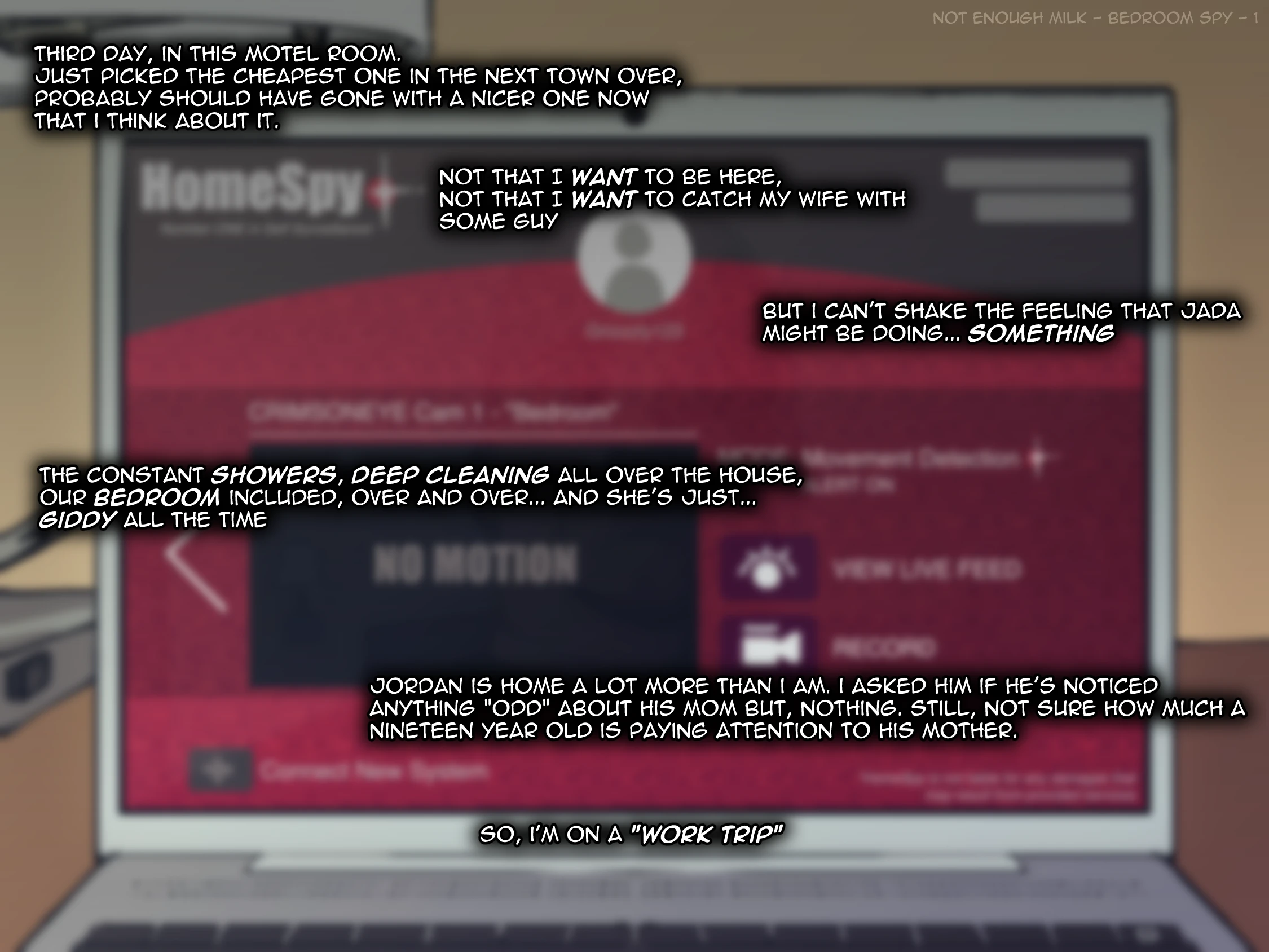 Bedroom Spy porn comic picture 2