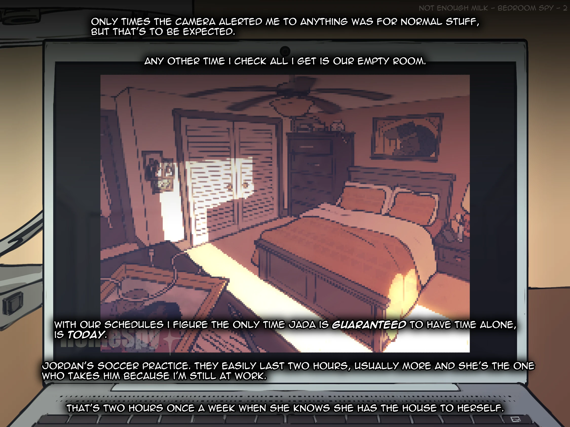 Bedroom Spy porn comic picture 3