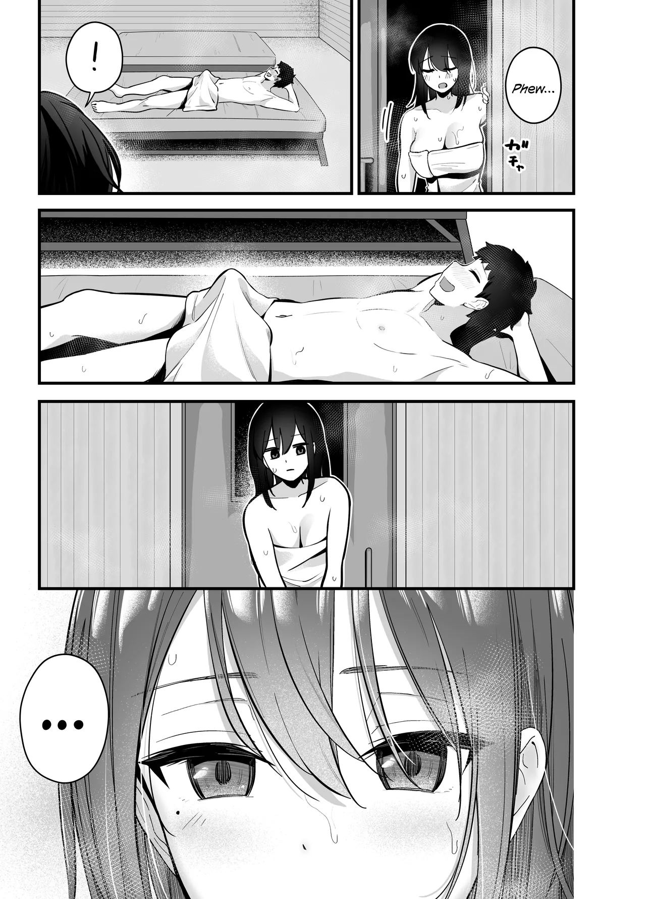 Before I Had Noticed, I Was In A Sauna With The Quiet Girl... - 無口なあの子と気づいたらサウナで... porn comic picture 11