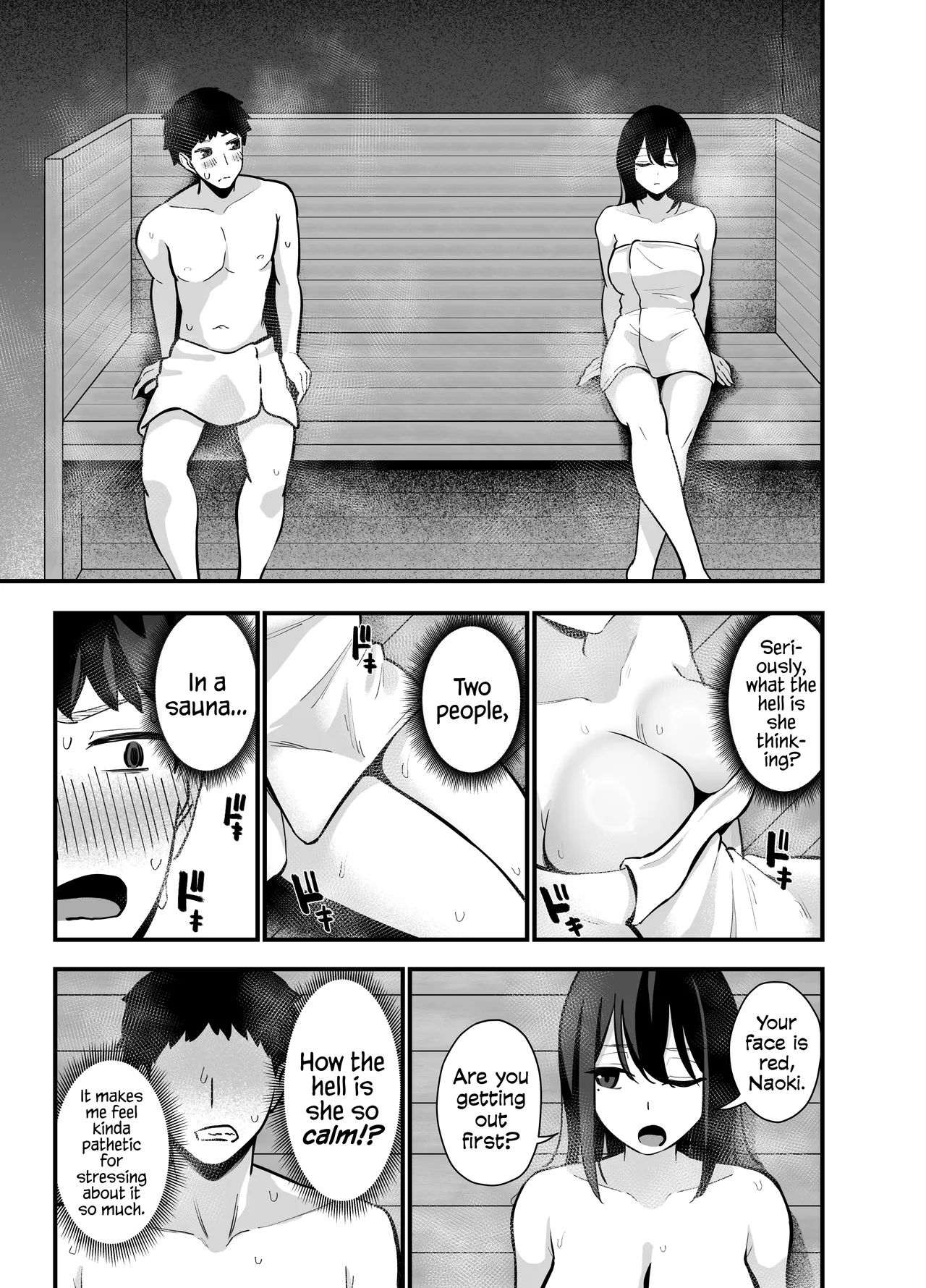Before I Had Noticed, I Was In A Sauna With The Quiet Girl... - 無口なあの子と気づいたらサウナで... porn comic picture 7
