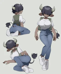Bella - Bison Girl porn comic picture 1