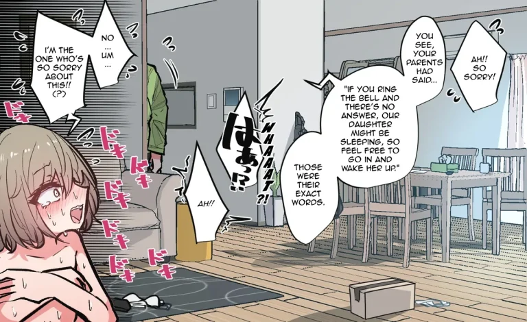 Best Friend-chan Masturbating Out in the Living Room - リビングで開放オナニーする親友ちゃん porn comic picture 1