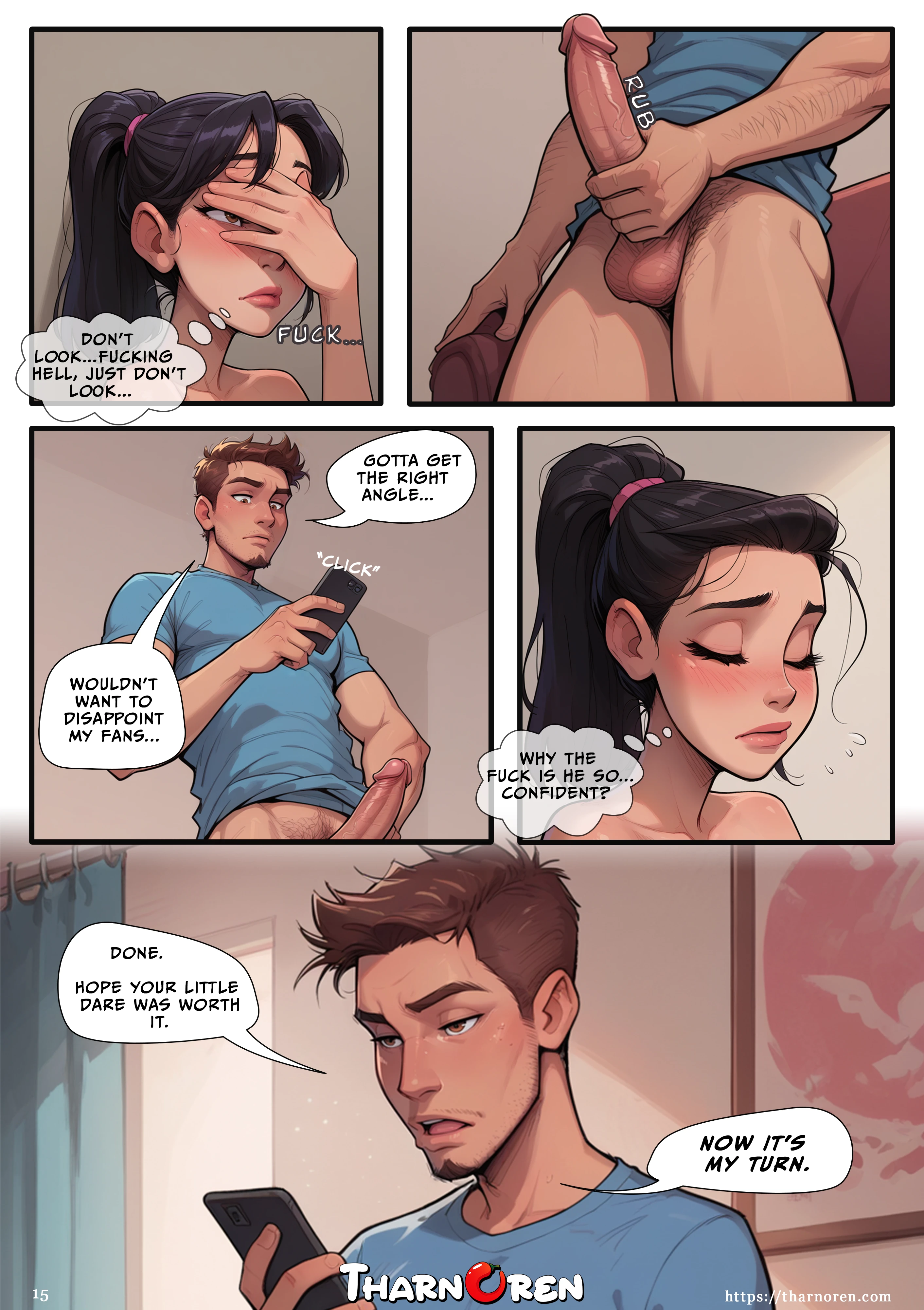 Bet You Won’t porn comic picture 16