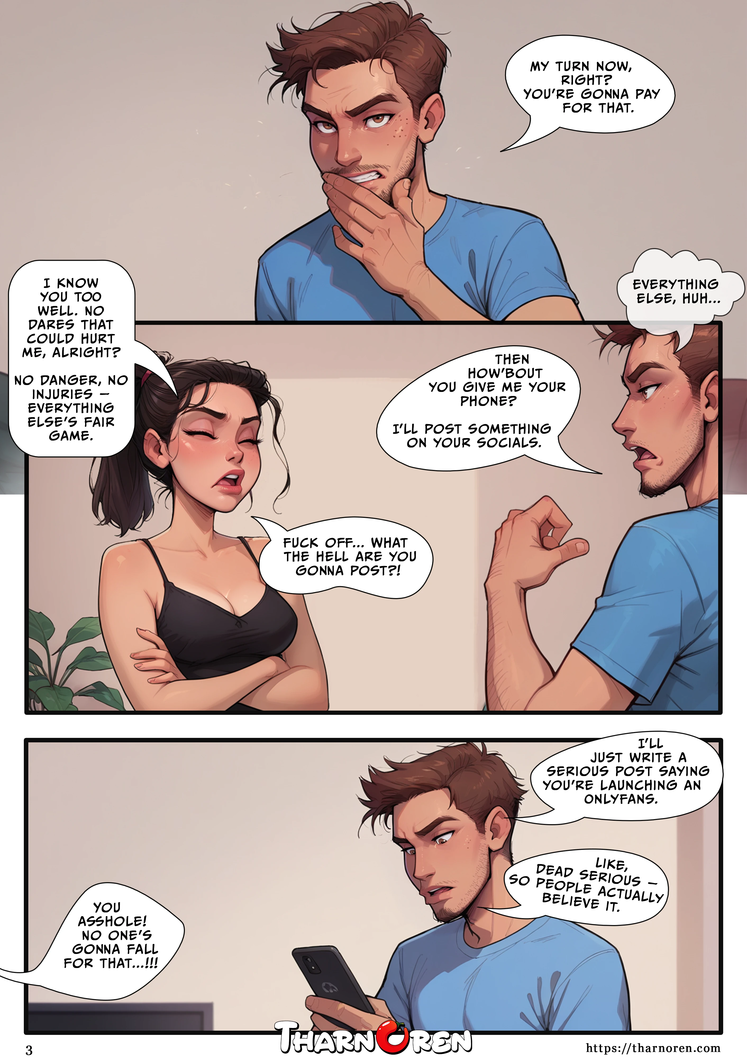 Bet You Won’t porn comic picture 4