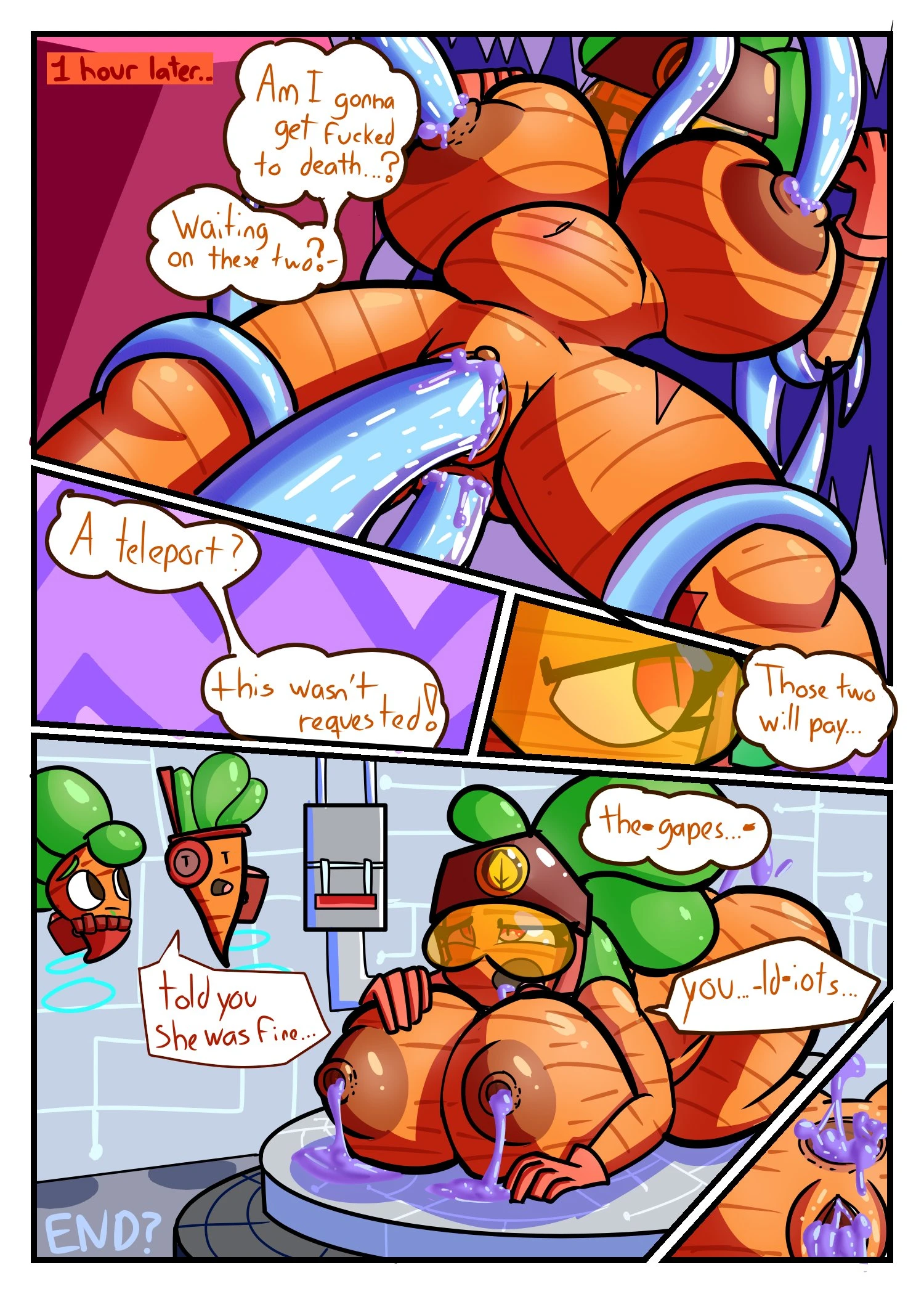 Beta-Carrotina's Tentacle Trouble porn comic picture 3