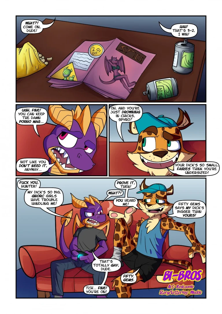 Bi-Bros porn comic picture 1