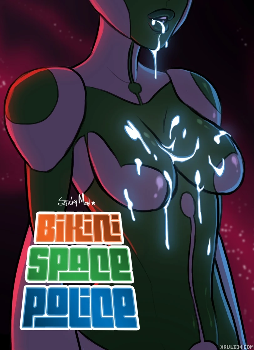 Bikini Space Police Stop and Frisky porn comic picture 10