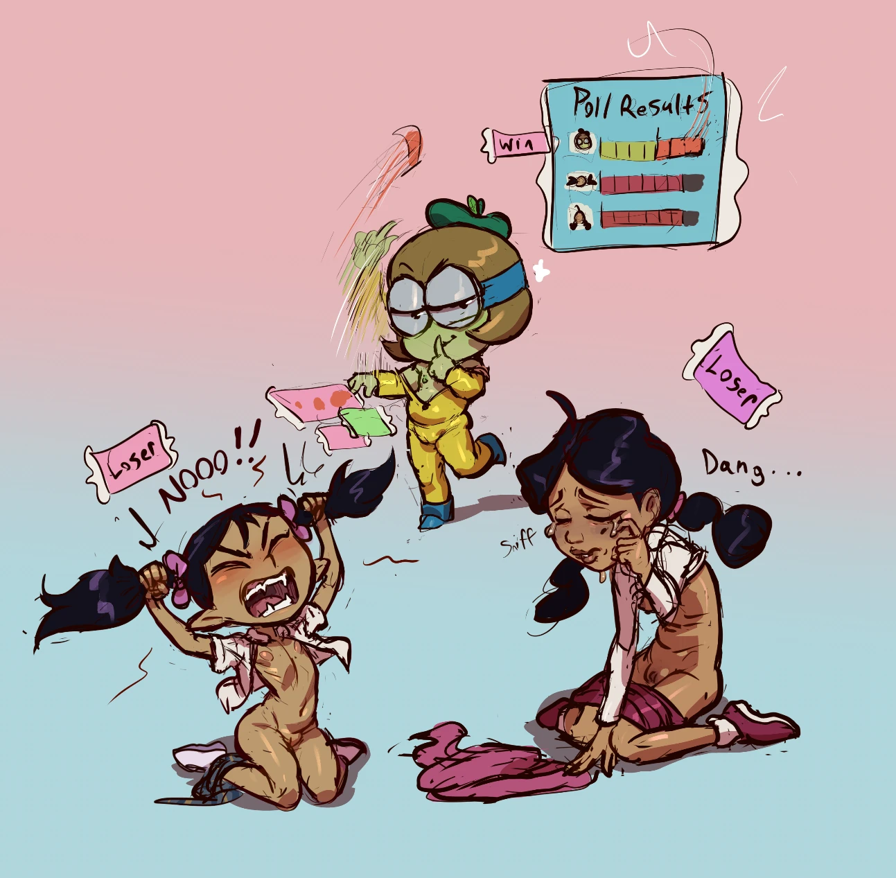 Bitchy Rivals porn comic picture 11