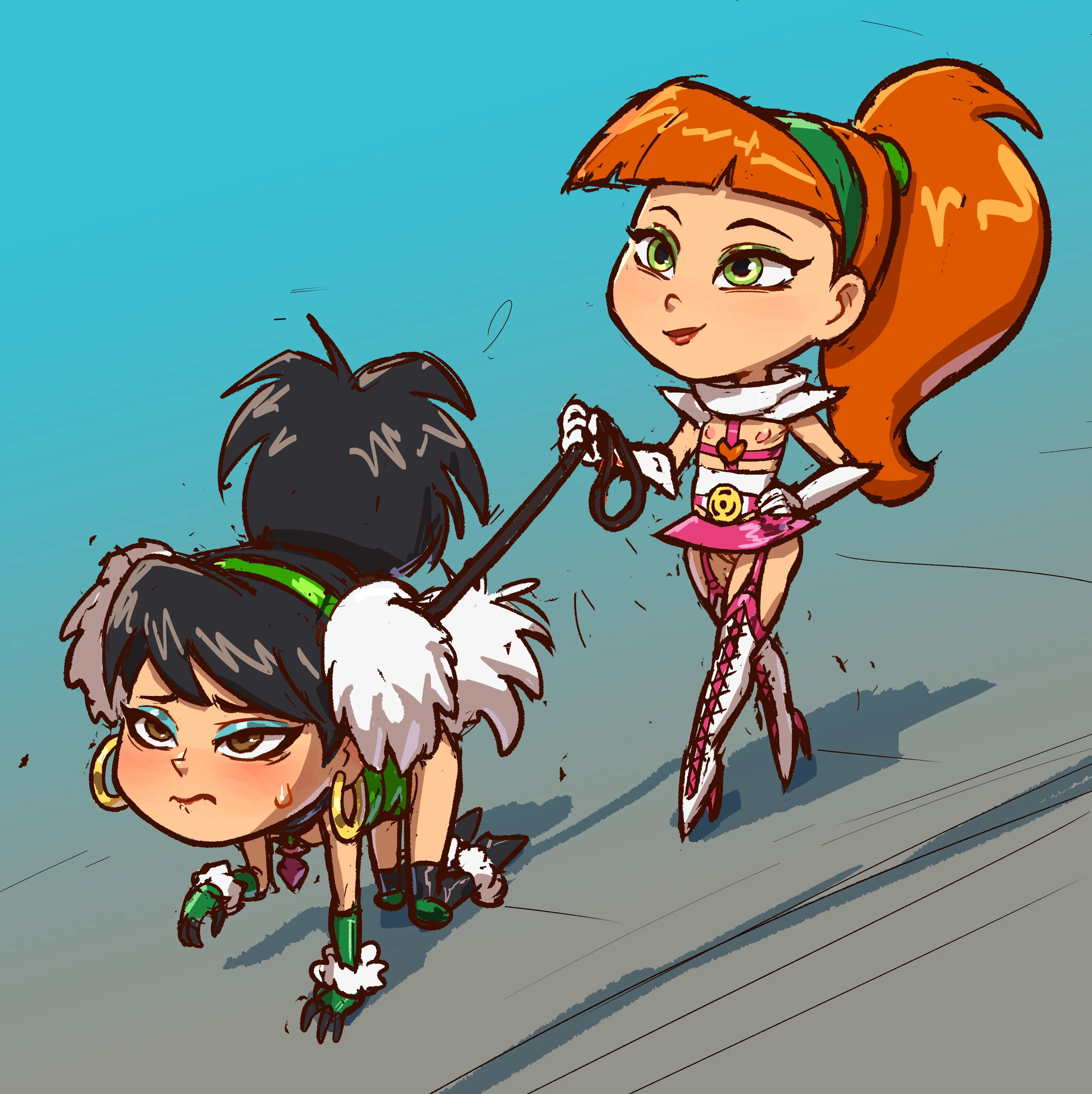 Bitchy Rivals porn comic picture 2