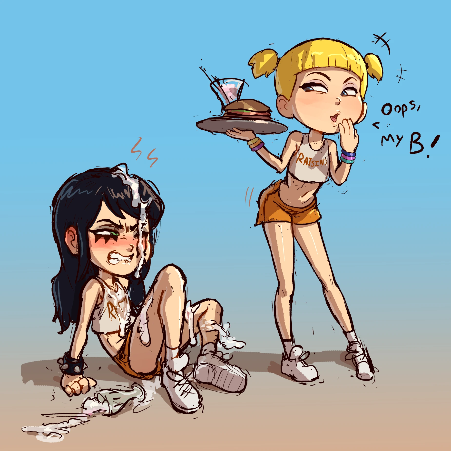 Bitchy Rivals porn comic picture 6