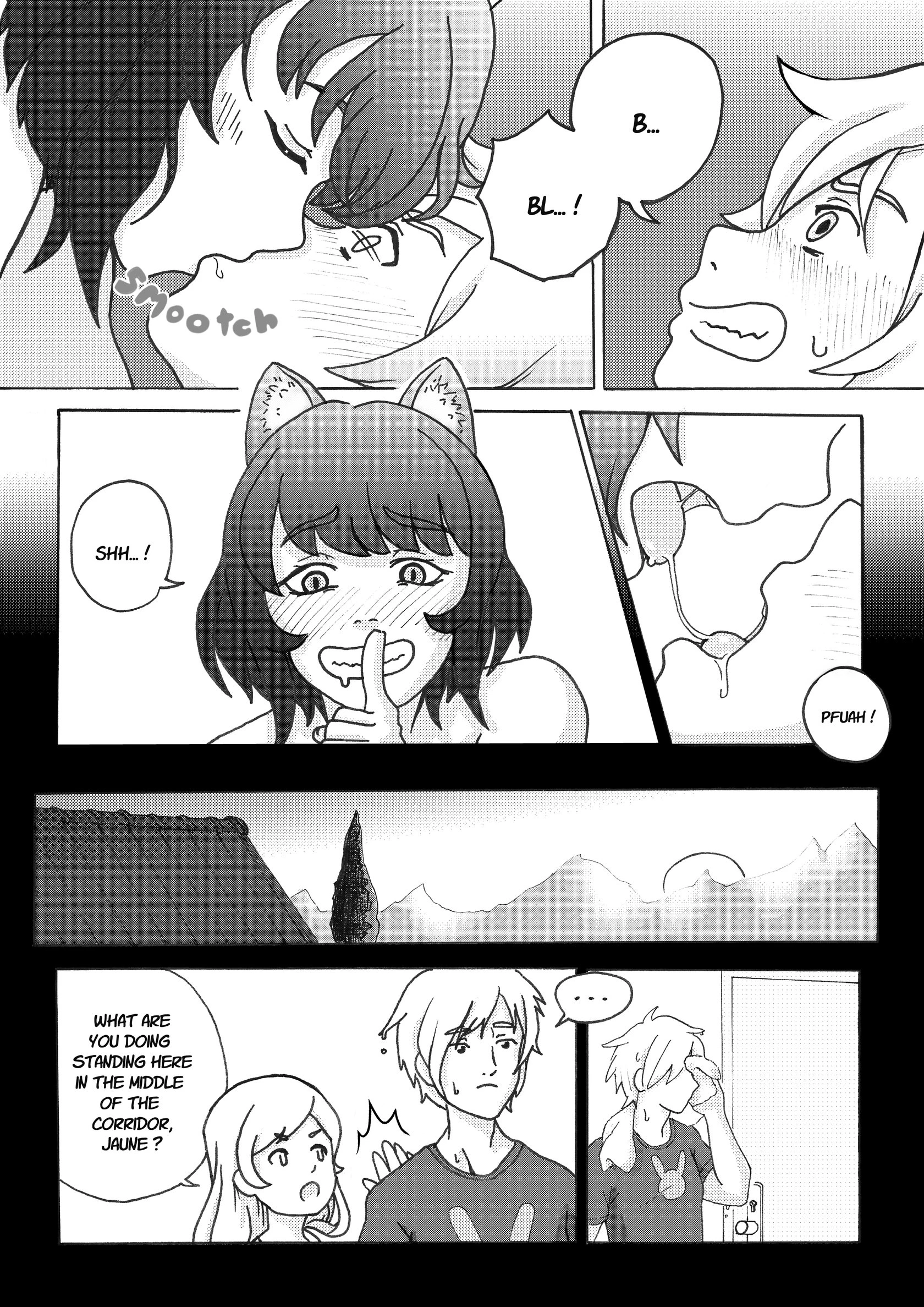Black Cat Tango porn comic picture 4