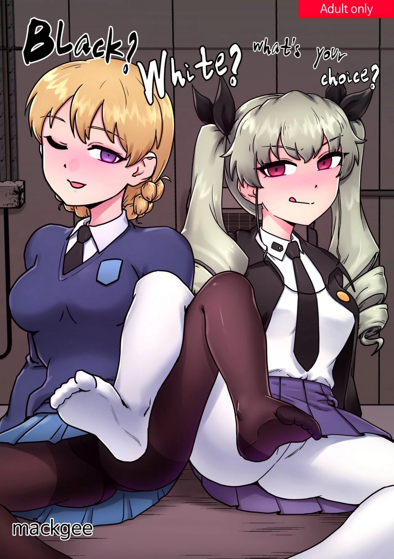 Black? White? What's your choice? porn comic picture 1