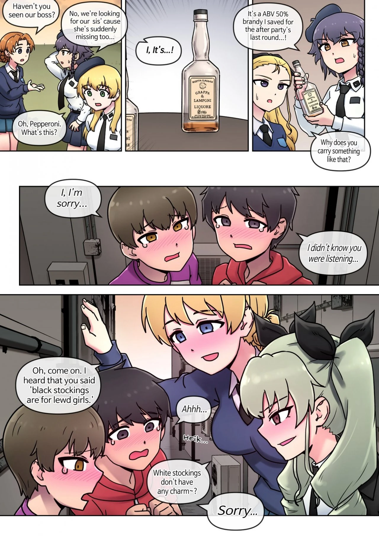 Black? White? What's your choice? porn comic picture 7