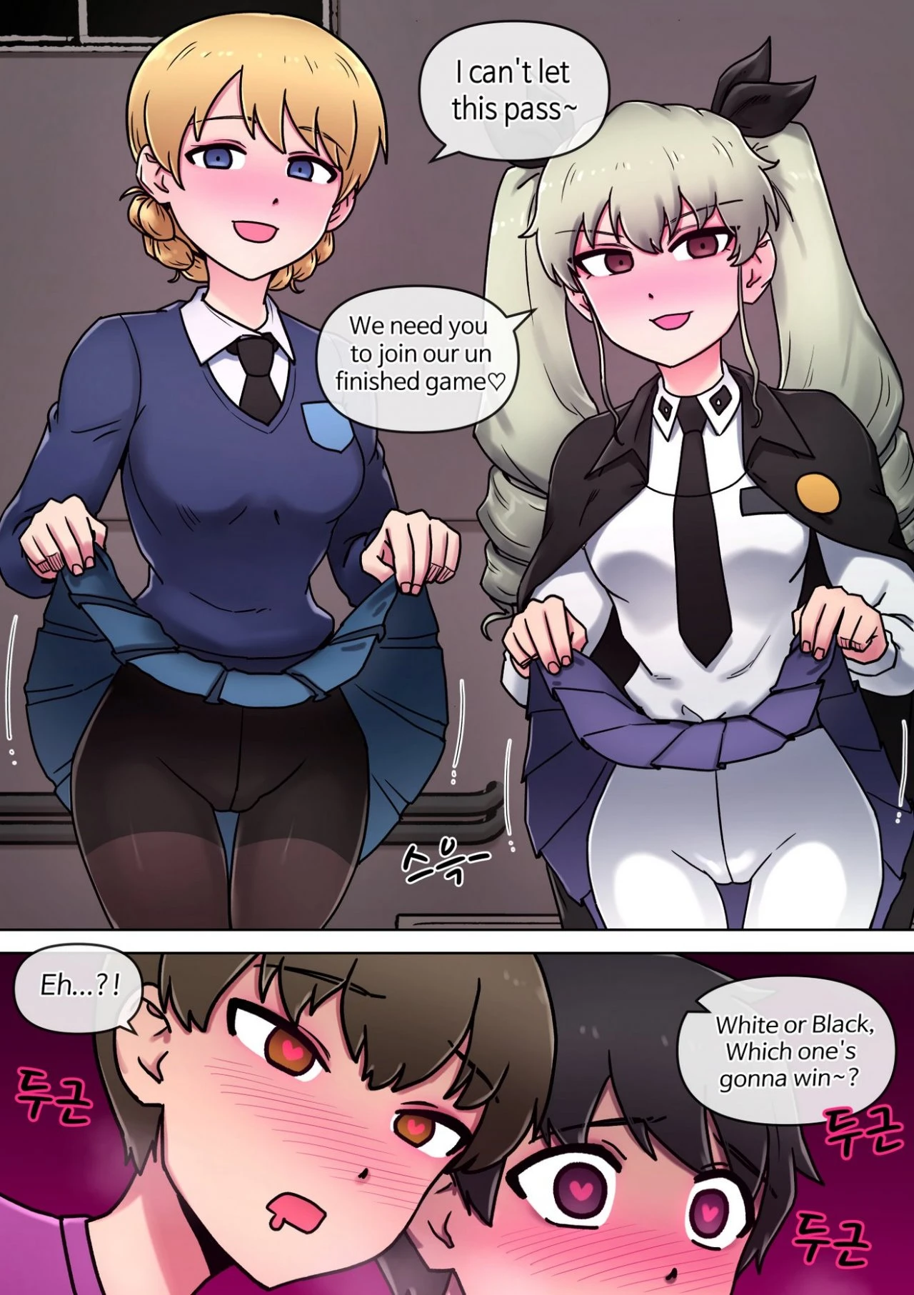 Black? White? What's your choice? porn comic picture 8