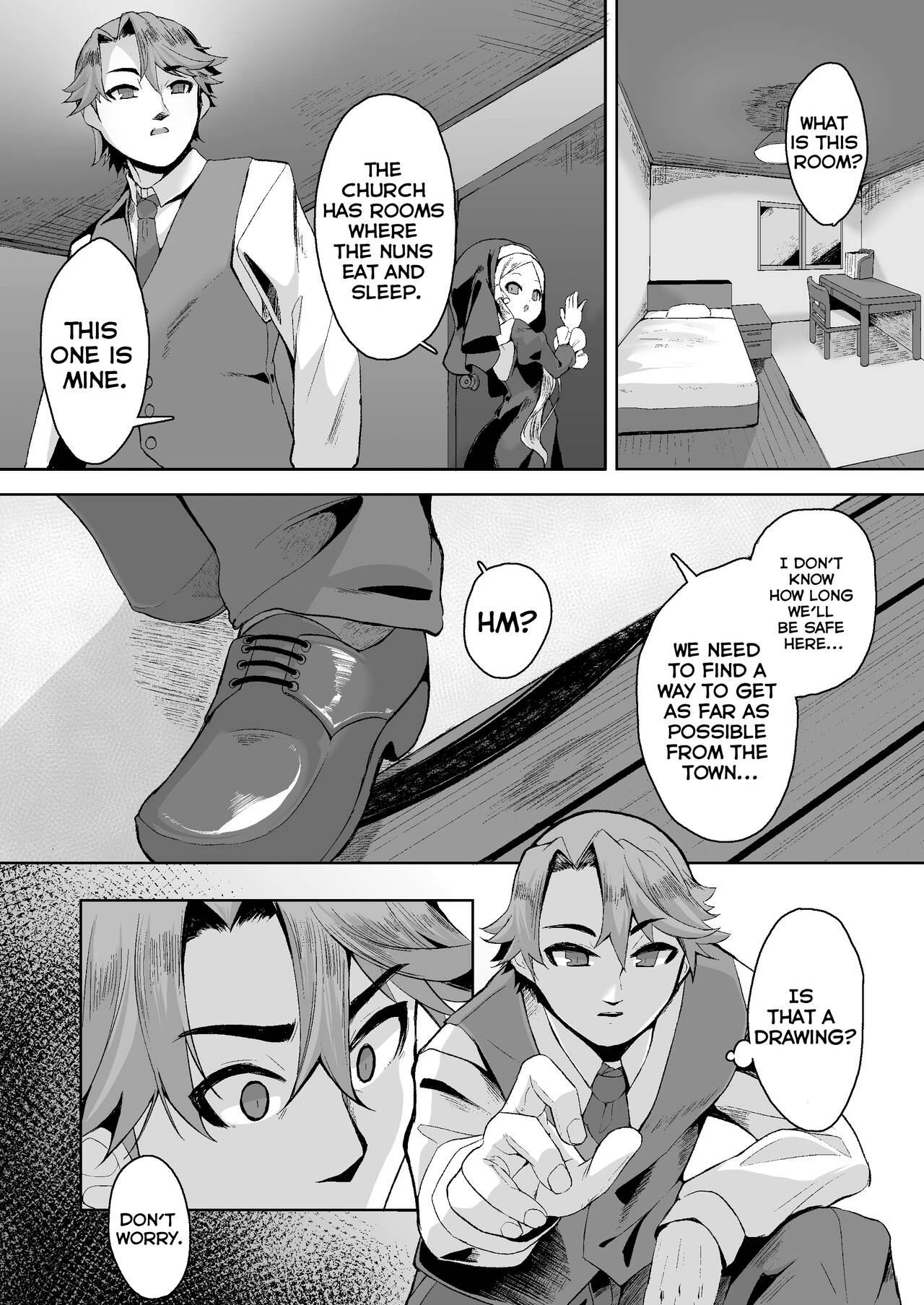 Blasphemy to God porn comic picture 5