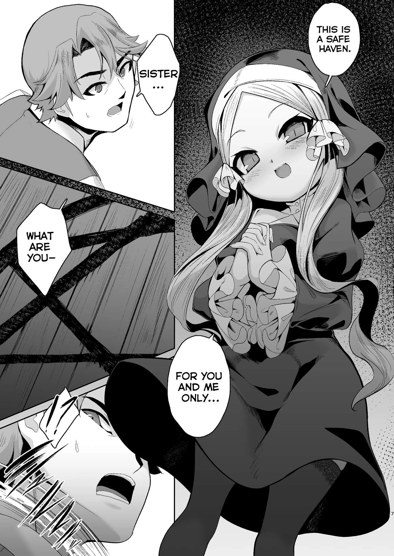 Blasphemy to God porn comic picture 6