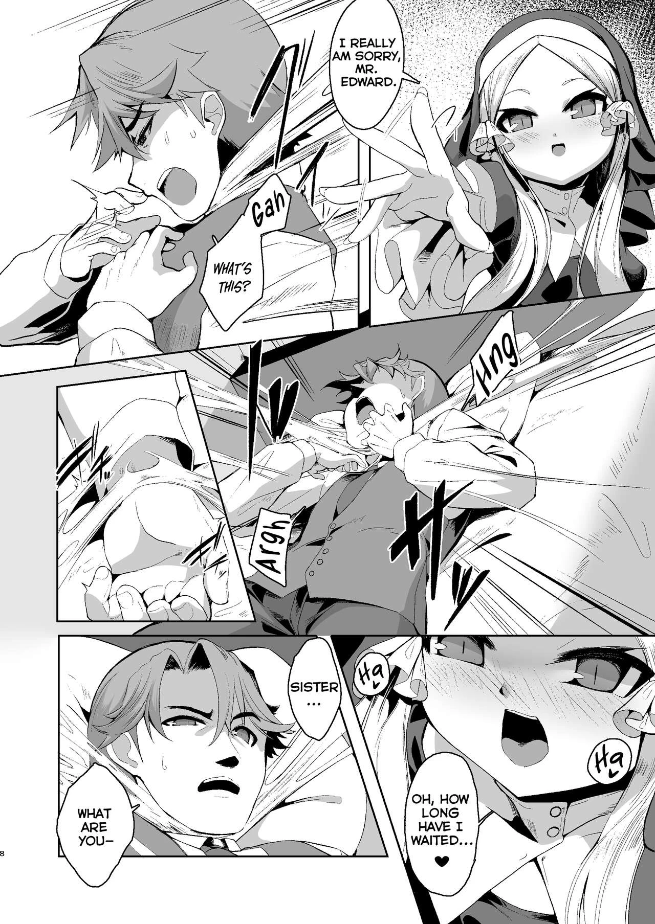 Blasphemy to God porn comic picture 7