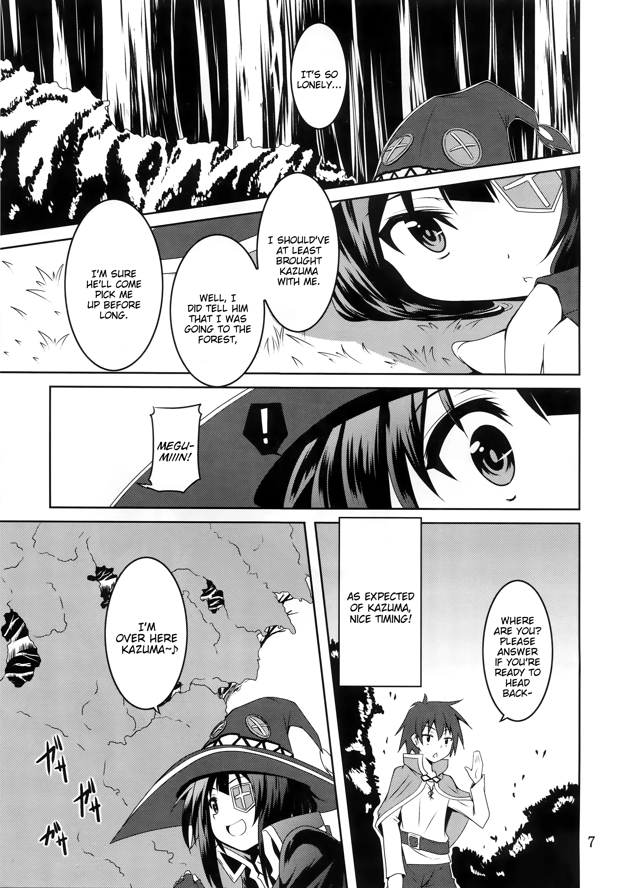 Blessing upon Megumin and the Tentacles! porn comic picture 4