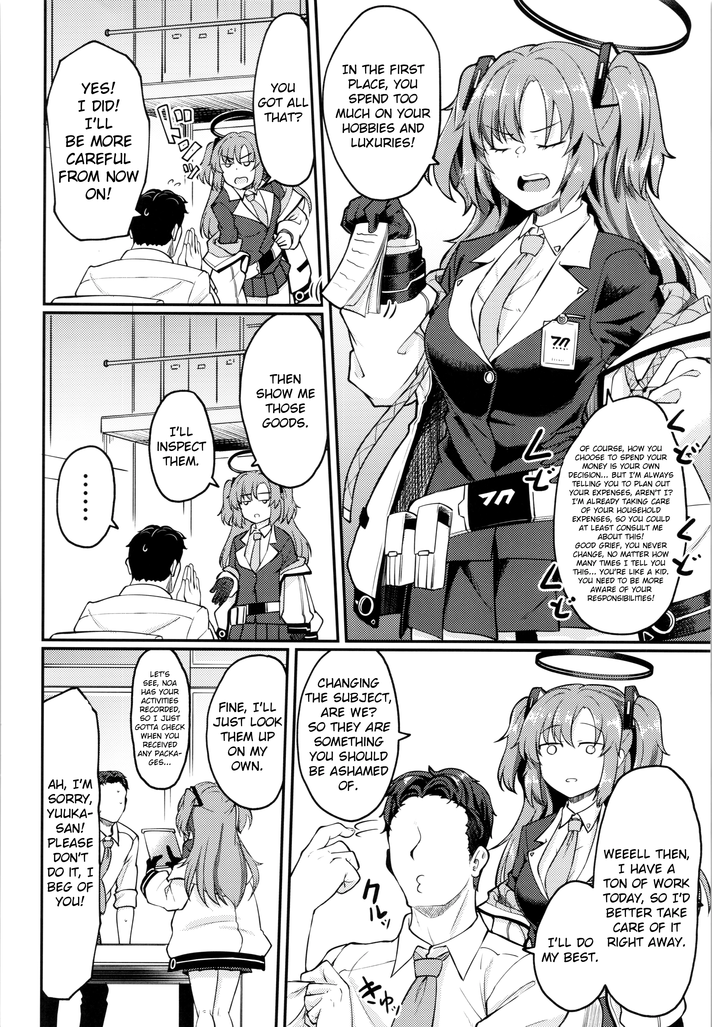 Blue Ana! Yuuka Hen porn comic picture 3