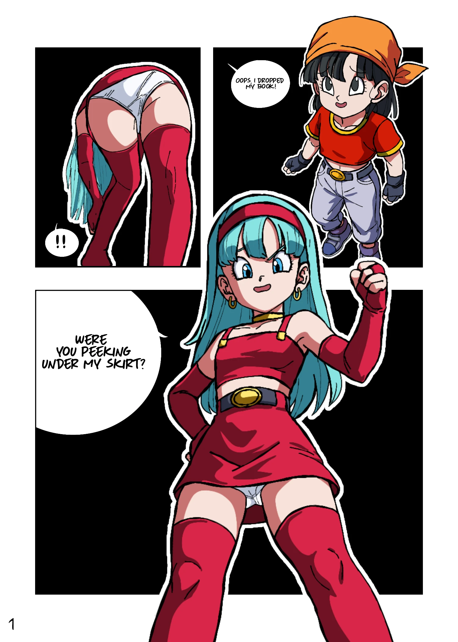 Bra tricks DRAGON BALL GT porn comic picture 2