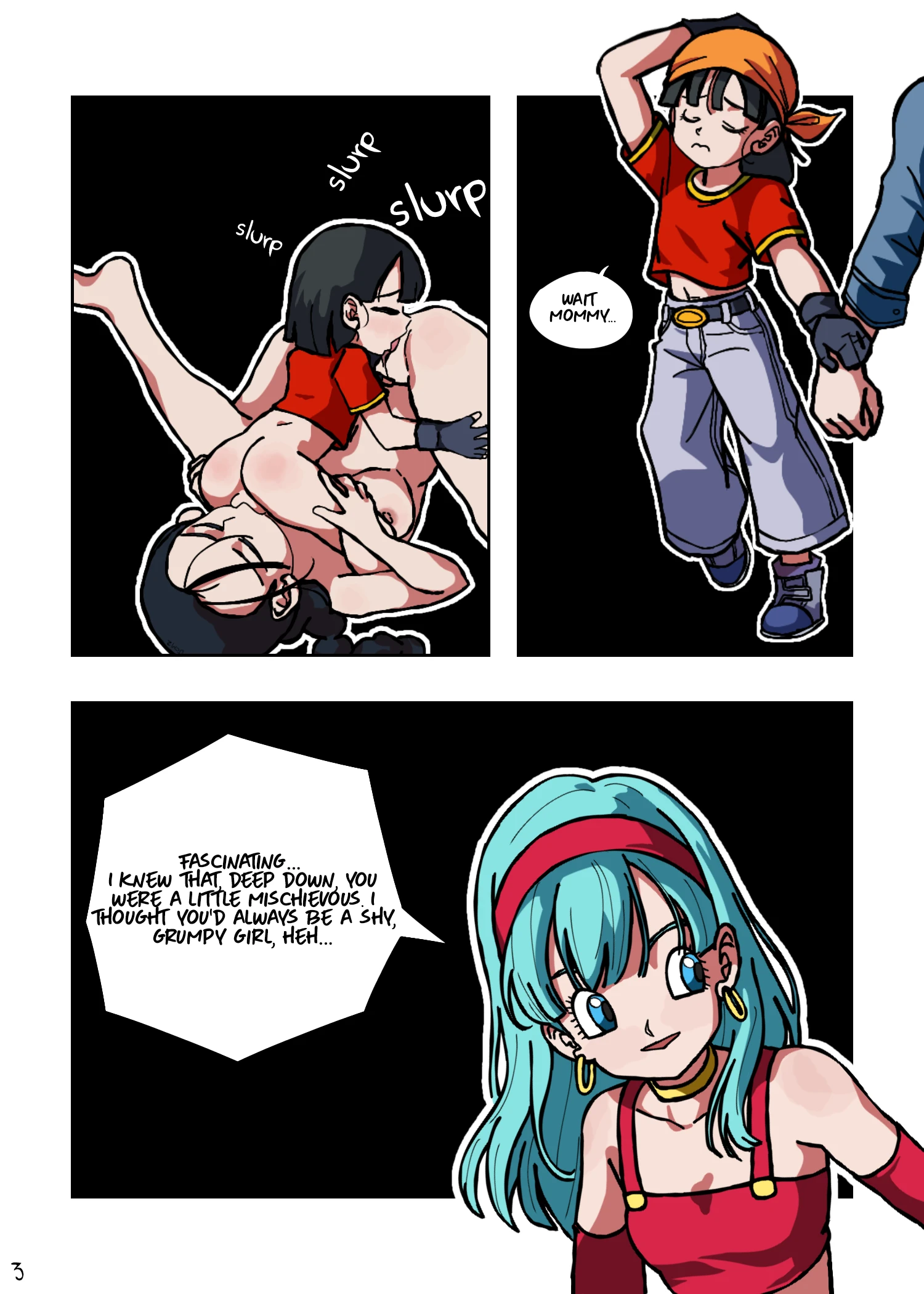 Bra tricks DRAGON BALL GT porn comic picture 4