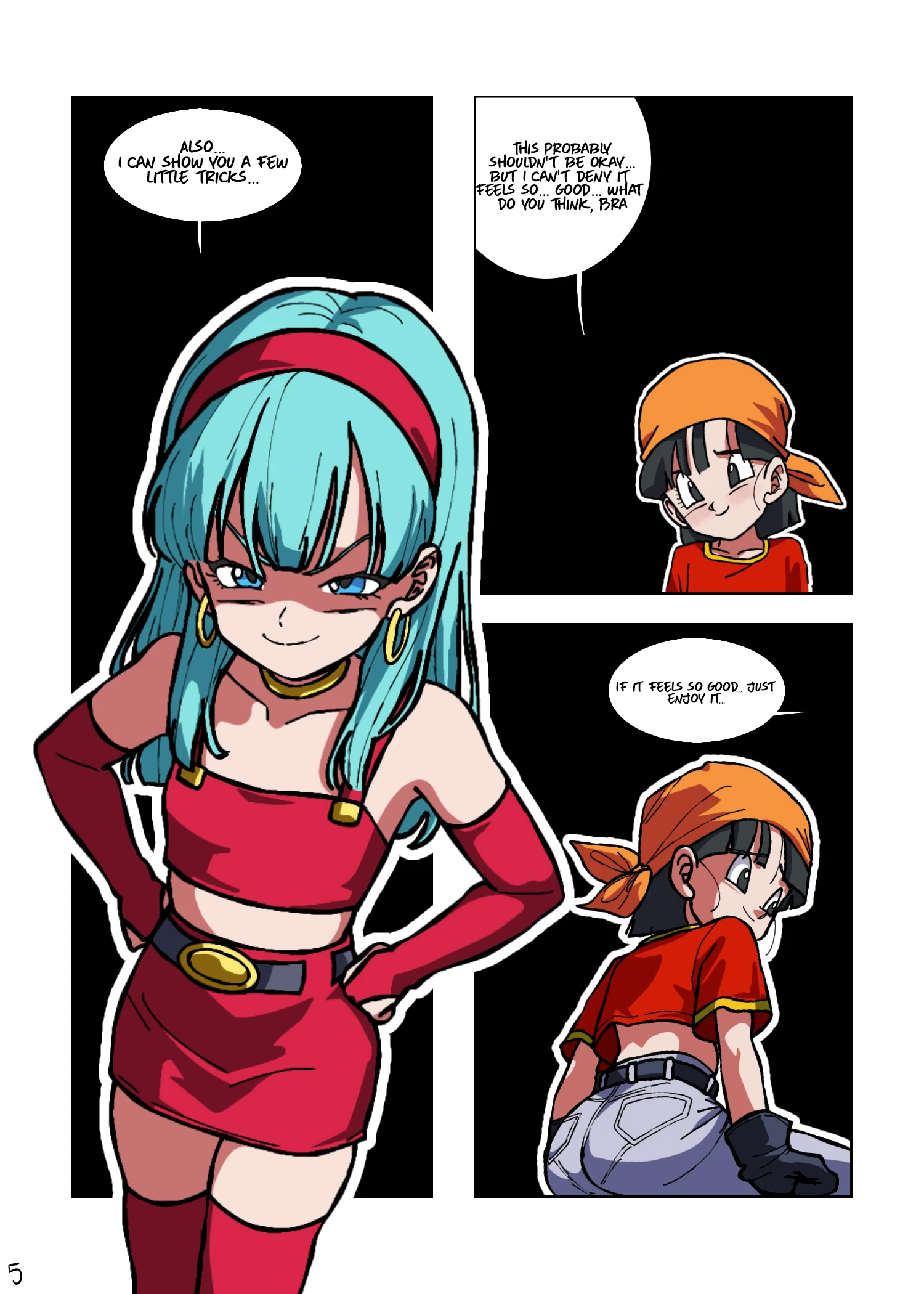 Bra tricks DRAGON BALL GT porn comic picture 6