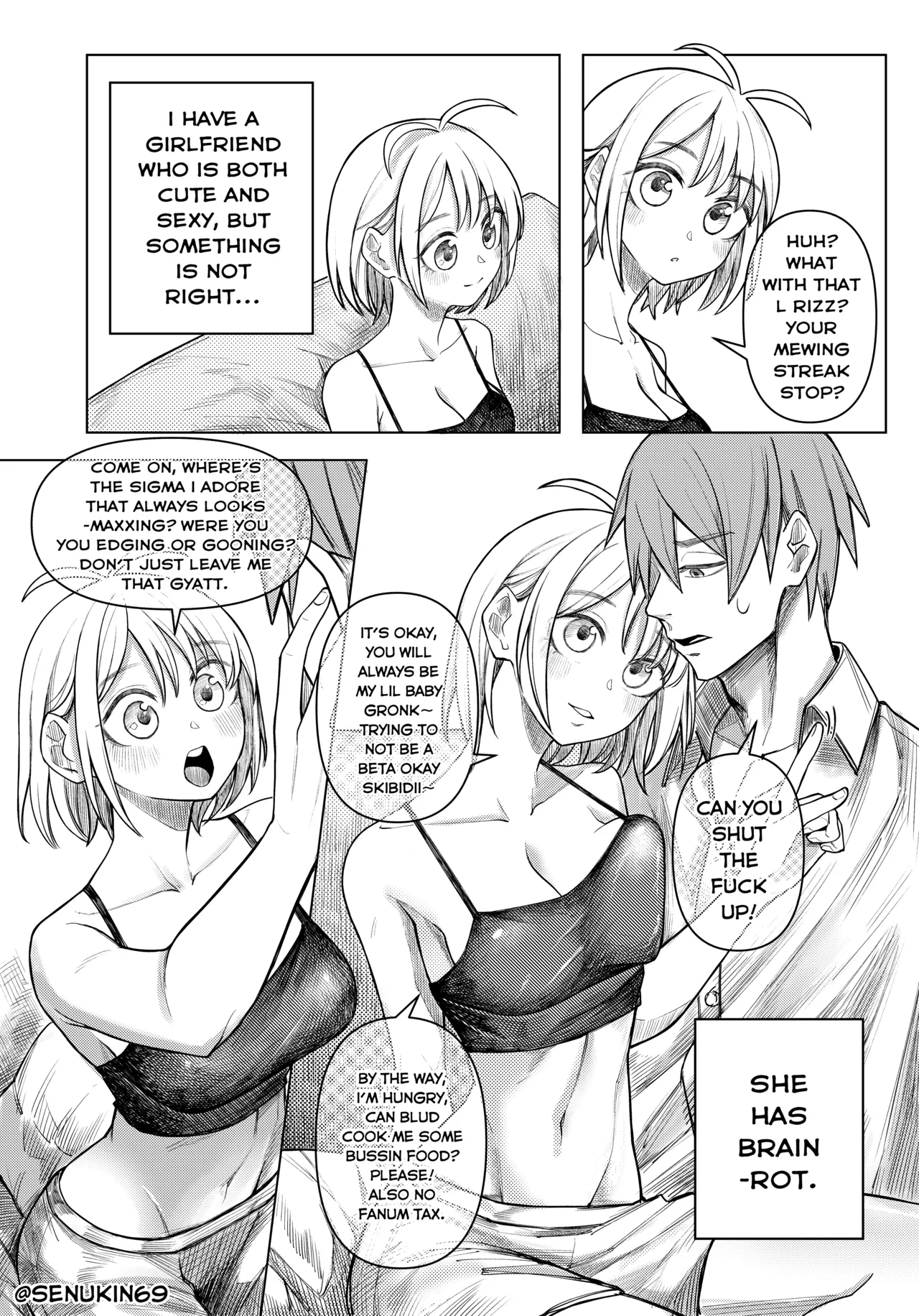 Brainrot Girlfriend porn comic picture 3