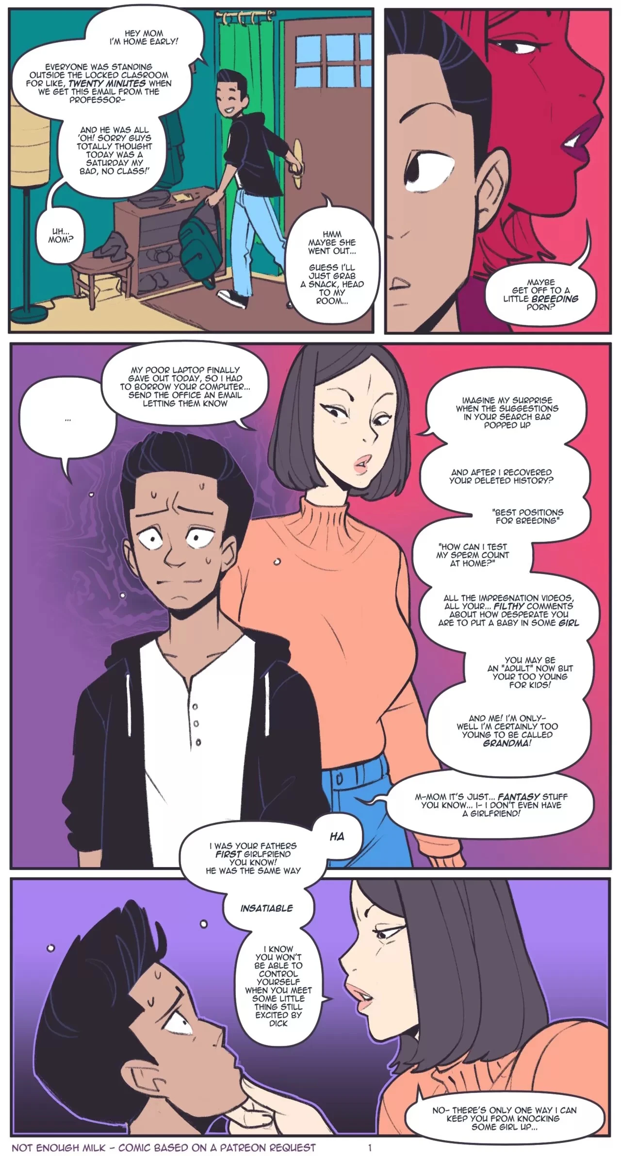 Breeding Mom porn comic picture 2