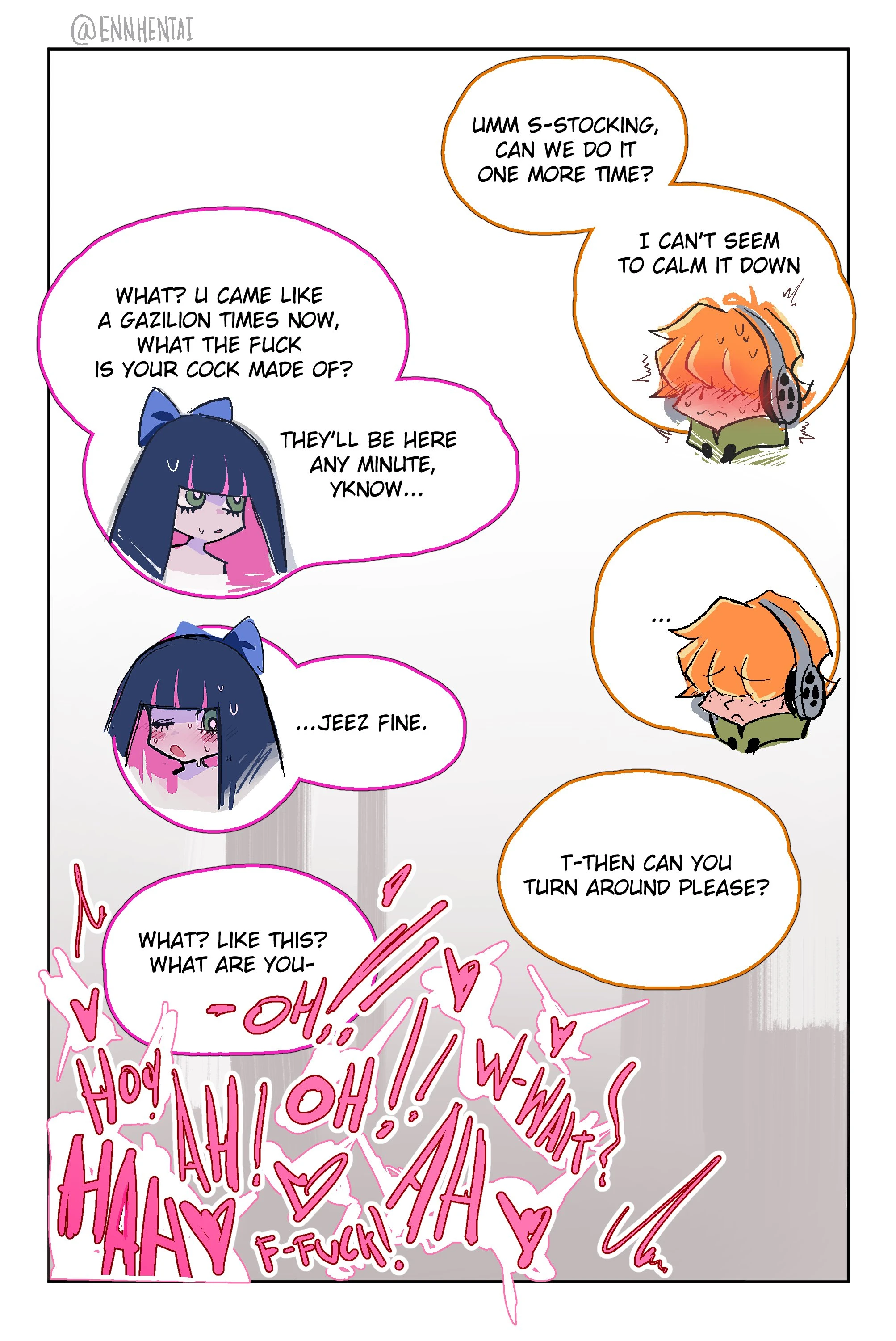 Briefers x Stocking porn comic picture 16