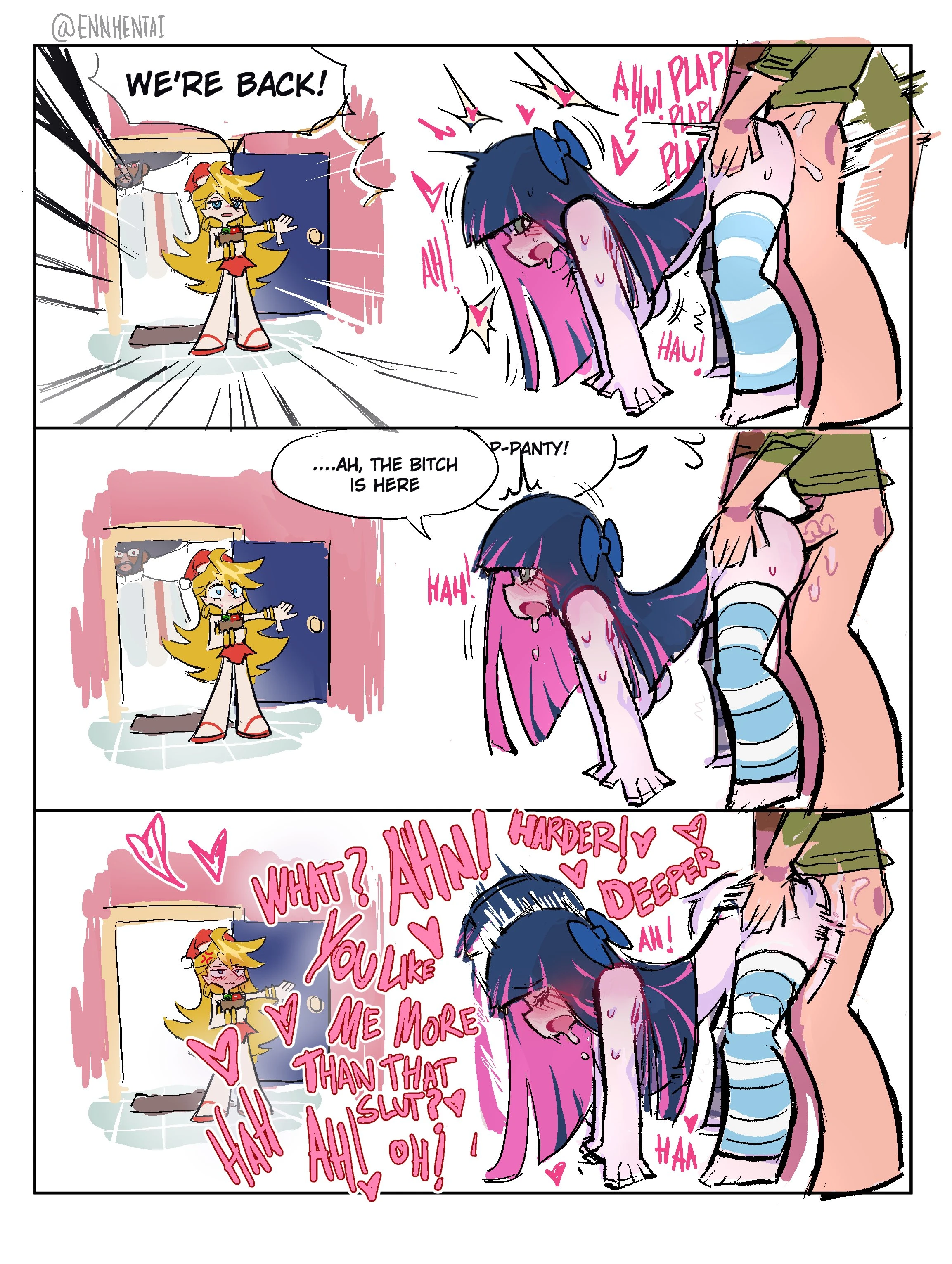 Briefers x Stocking porn comic picture 17