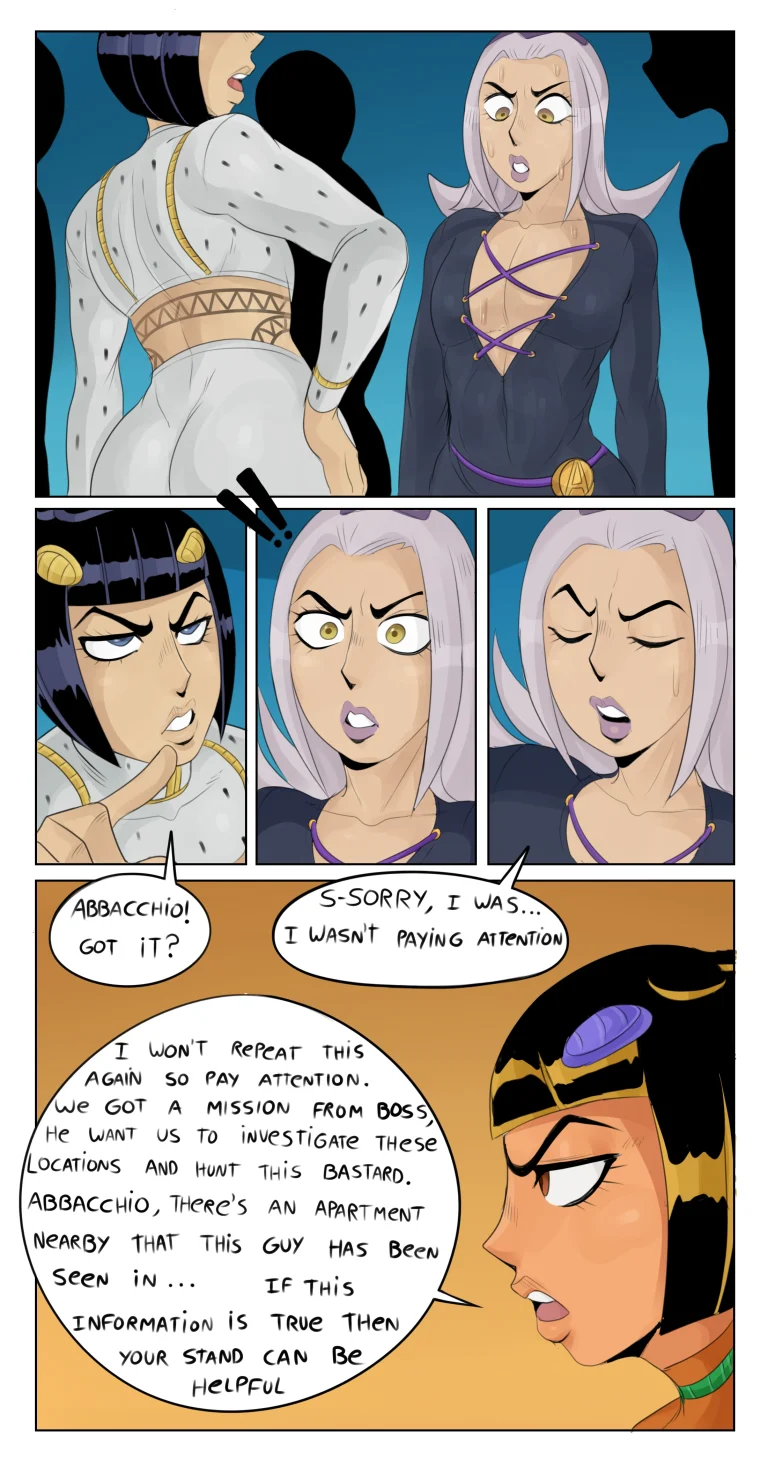 Bruno x Abbacchio porn comic picture 1