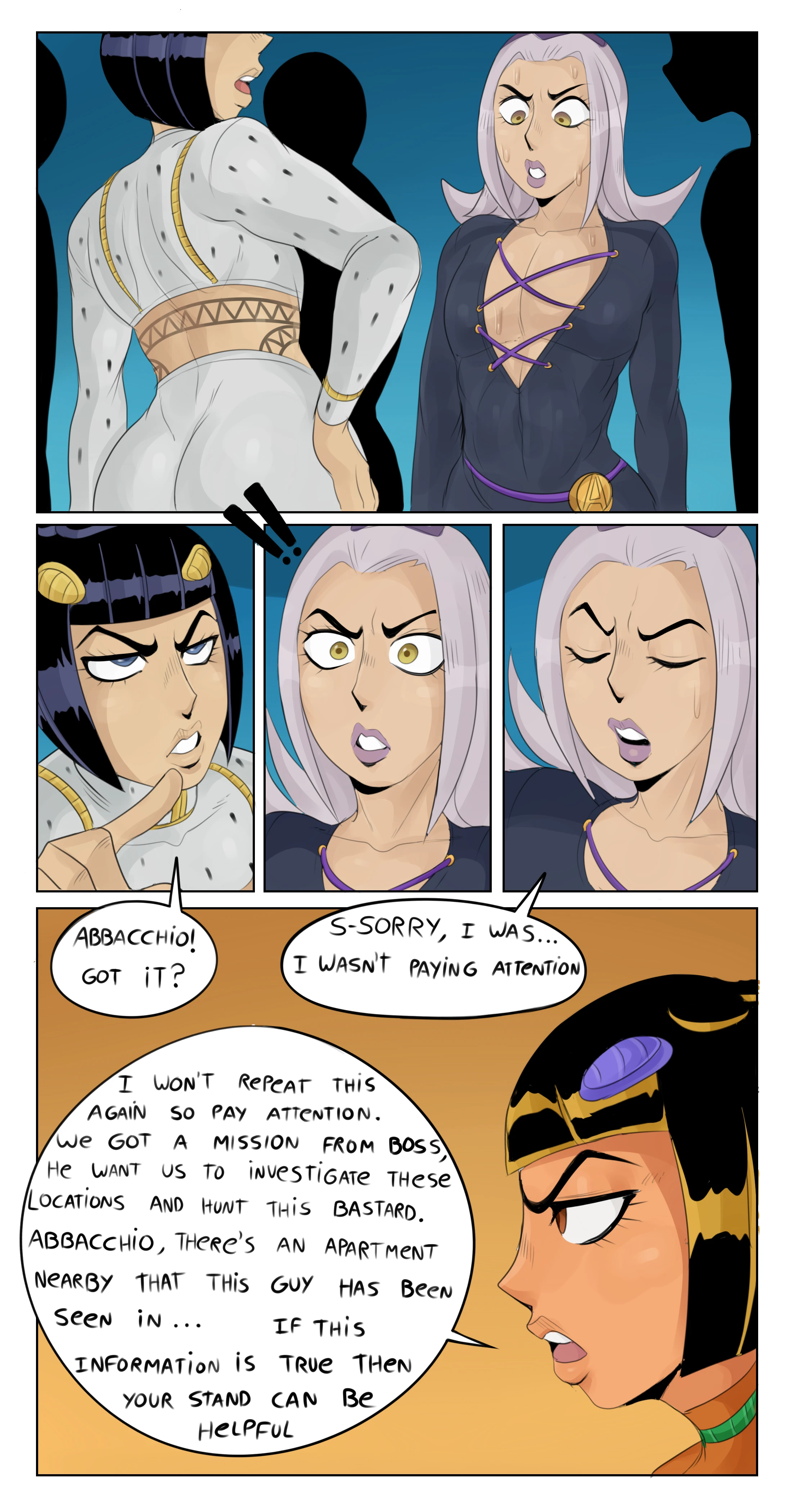 Bruno x Abbacchio porn comic picture 1