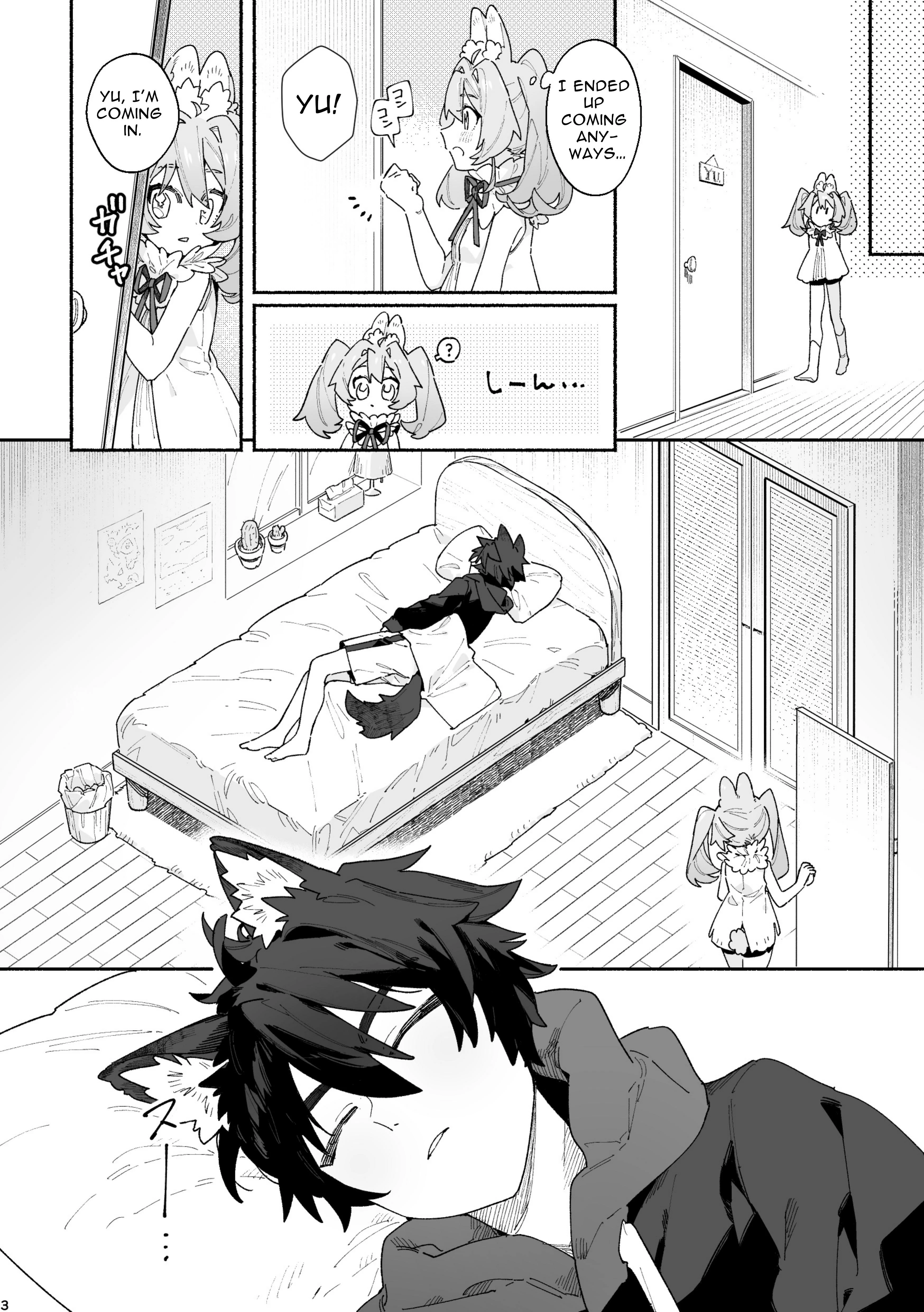 Bunny Girl X Wolf Boy 1 porn comic picture 3