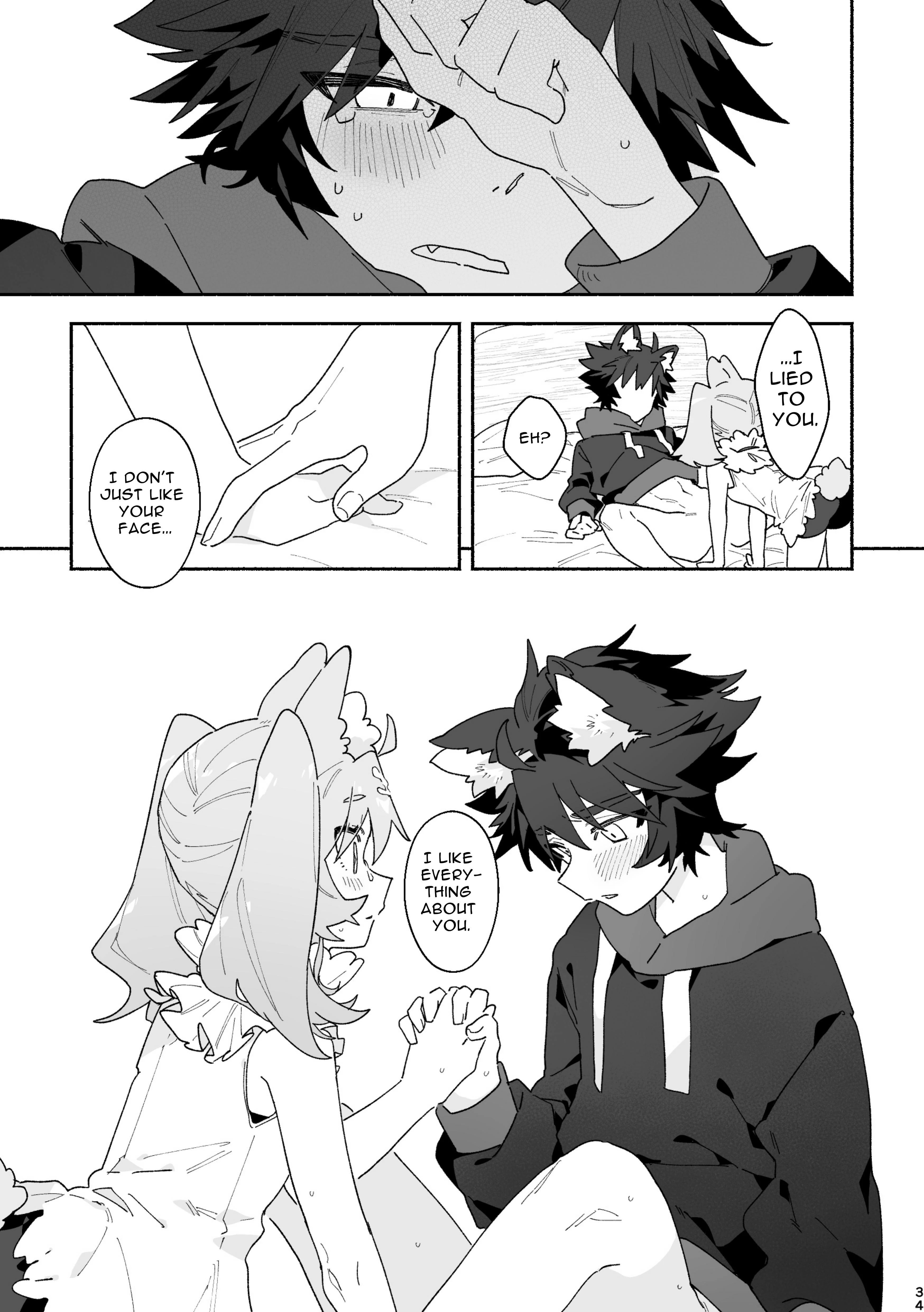 Bunny Girl X Wolf Boy 1 porn comic picture 34