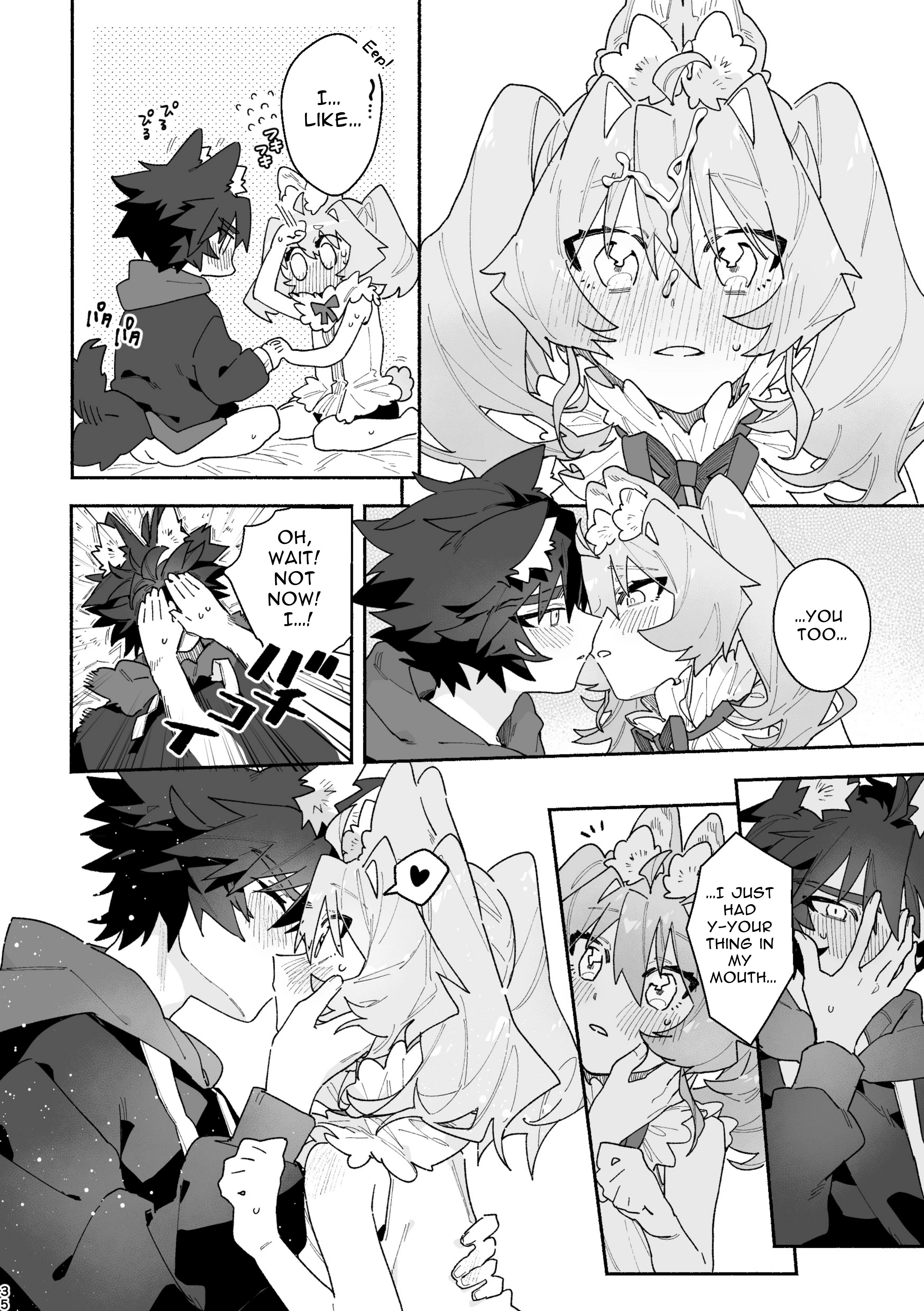 Bunny Girl X Wolf Boy 1 porn comic picture 35