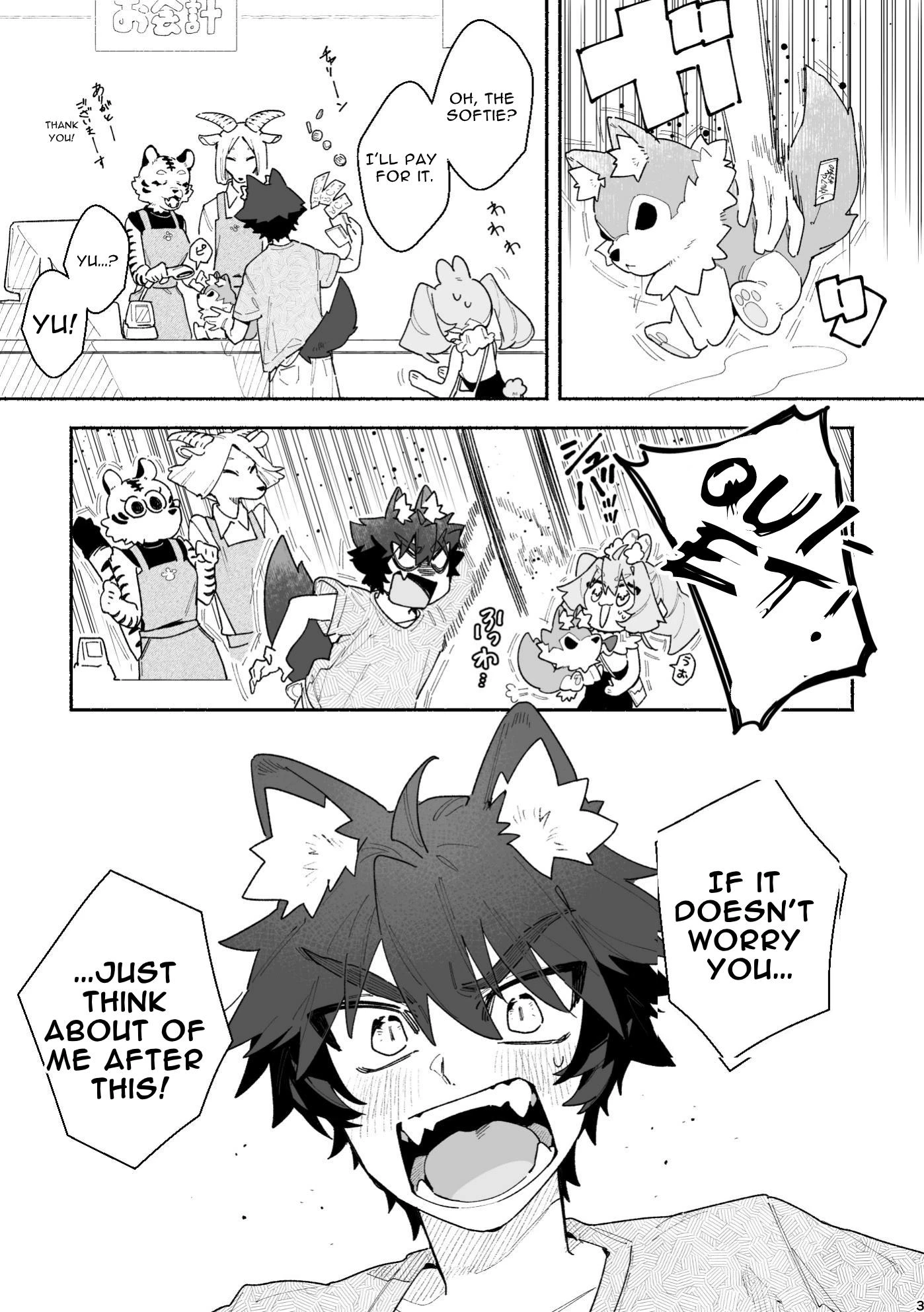 Bunny Girl X Wolf Boy 1 porn comic picture 46