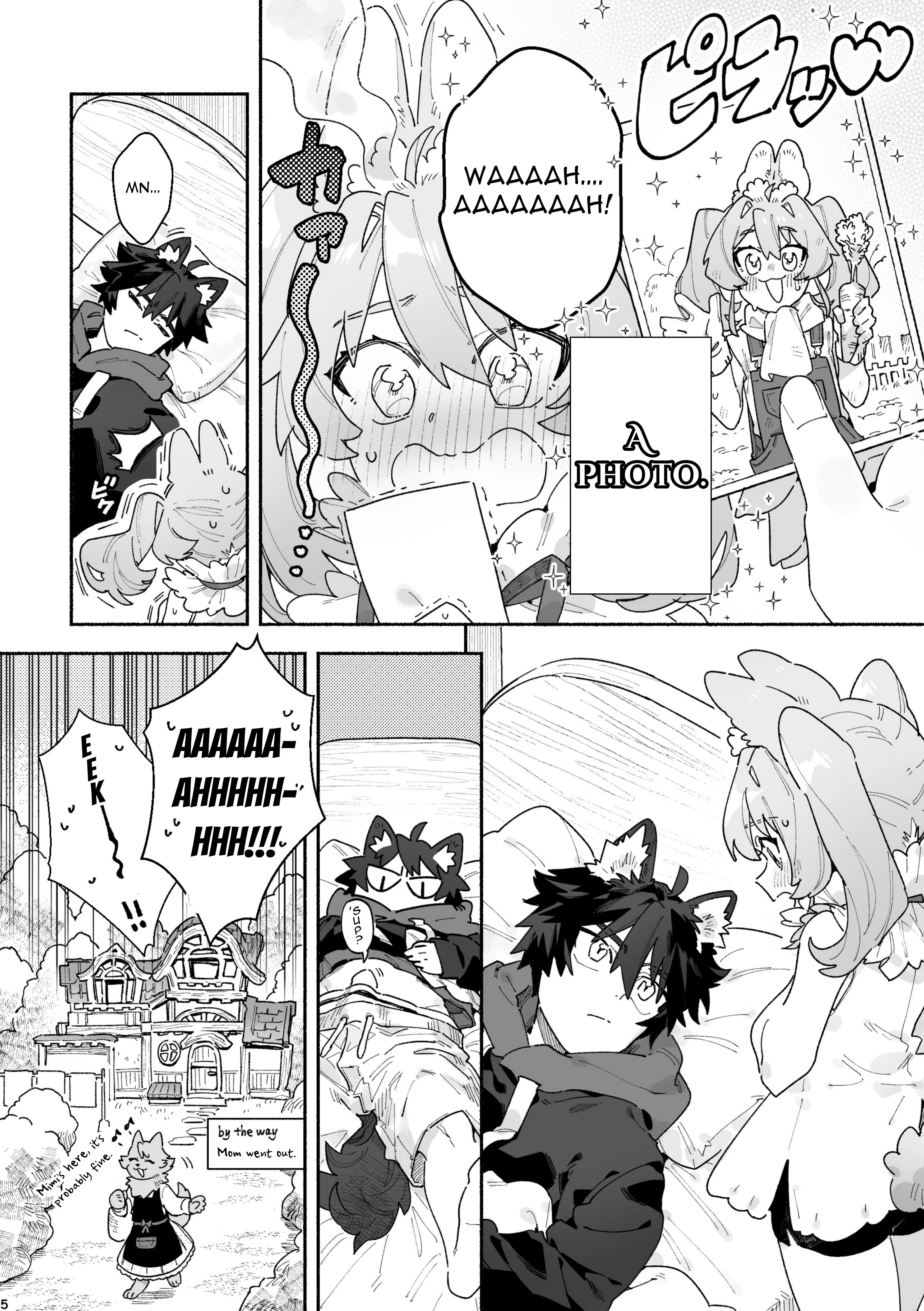 Bunny Girl X Wolf Boy 1 porn comic picture 5