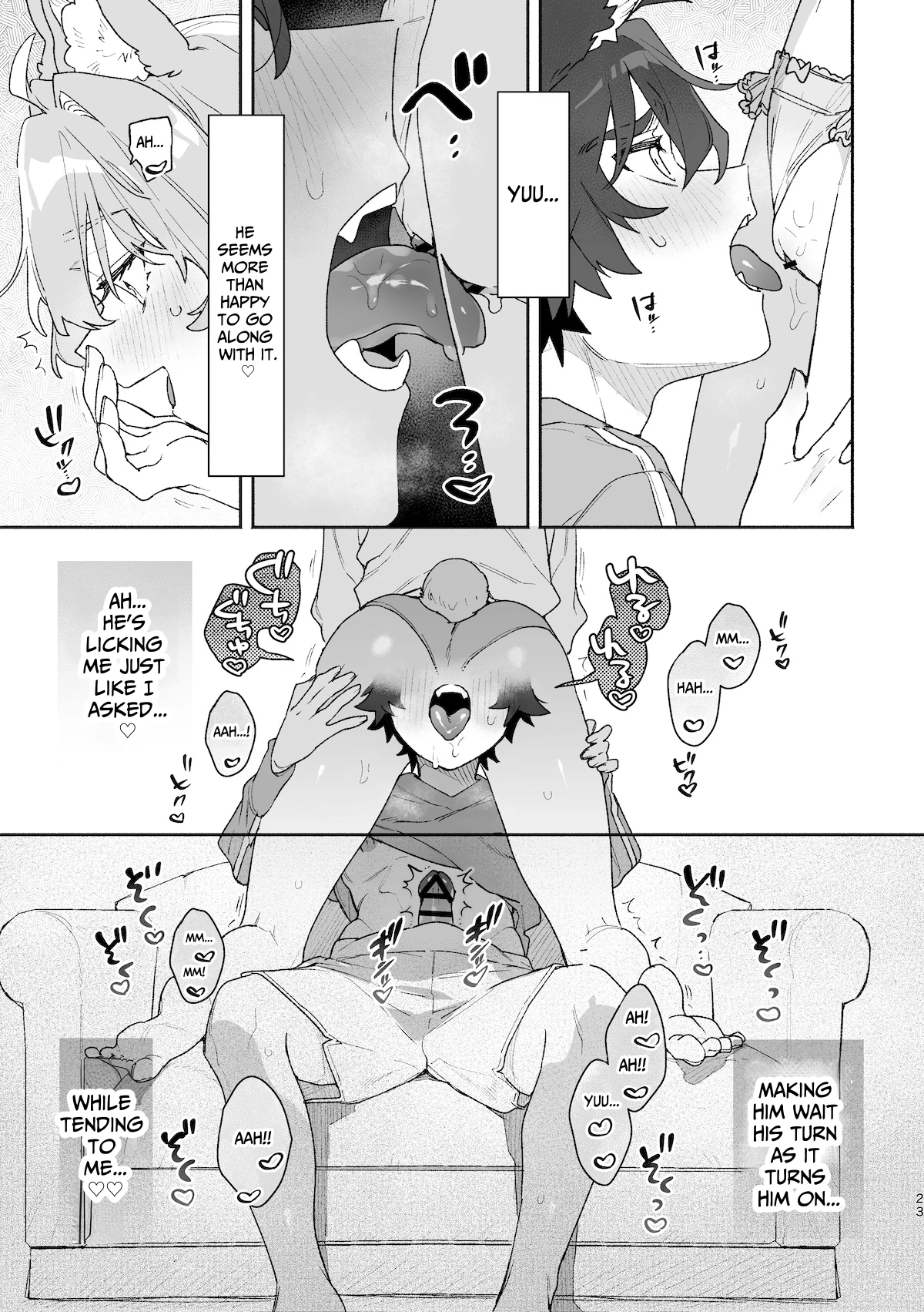 Bunny Girl X Wolf Boy 2 porn comic picture 25