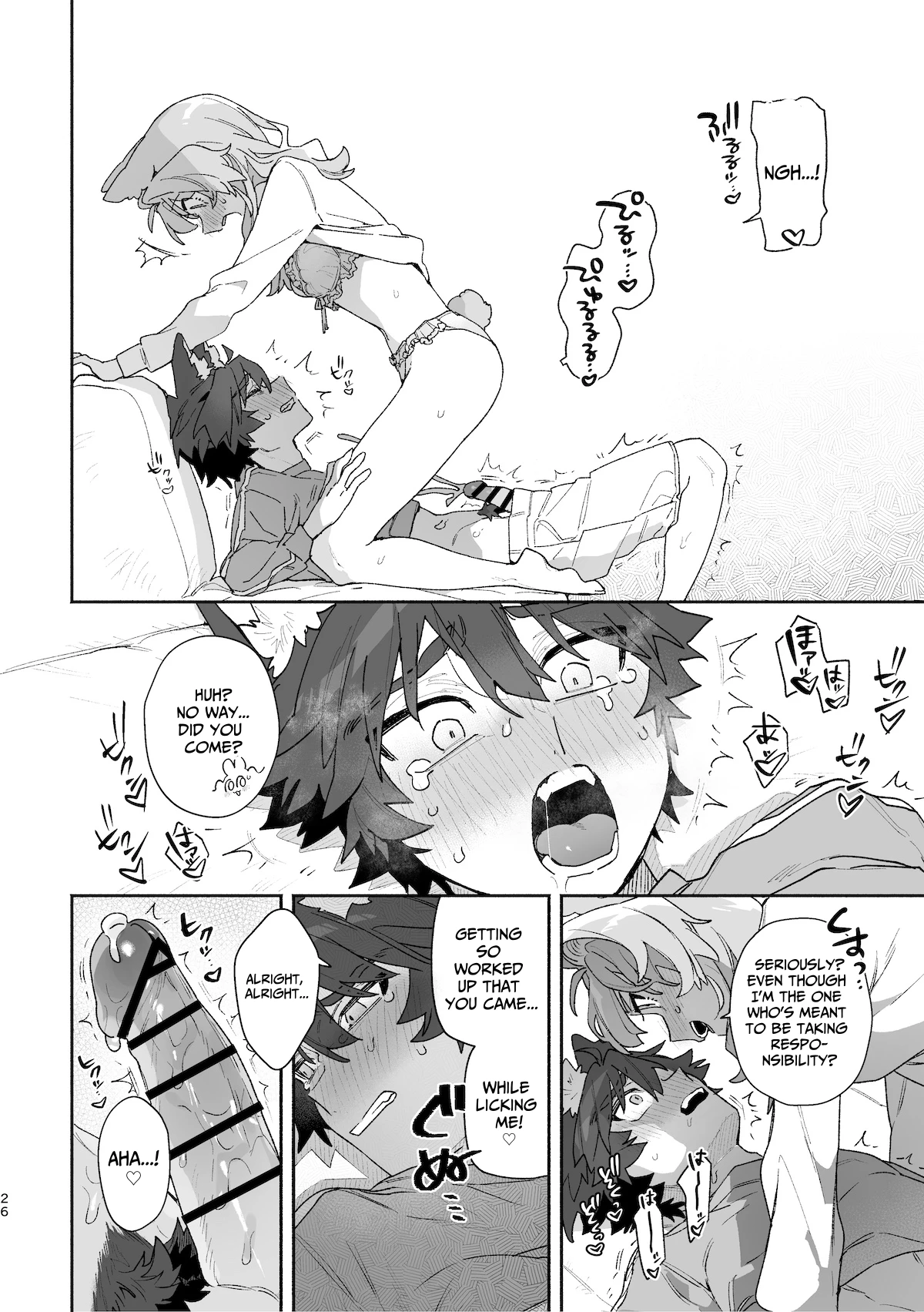 Bunny Girl X Wolf Boy 2 porn comic picture 28