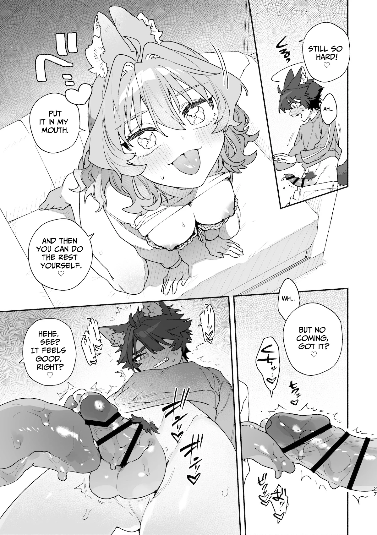 Bunny Girl X Wolf Boy 2 porn comic picture 29