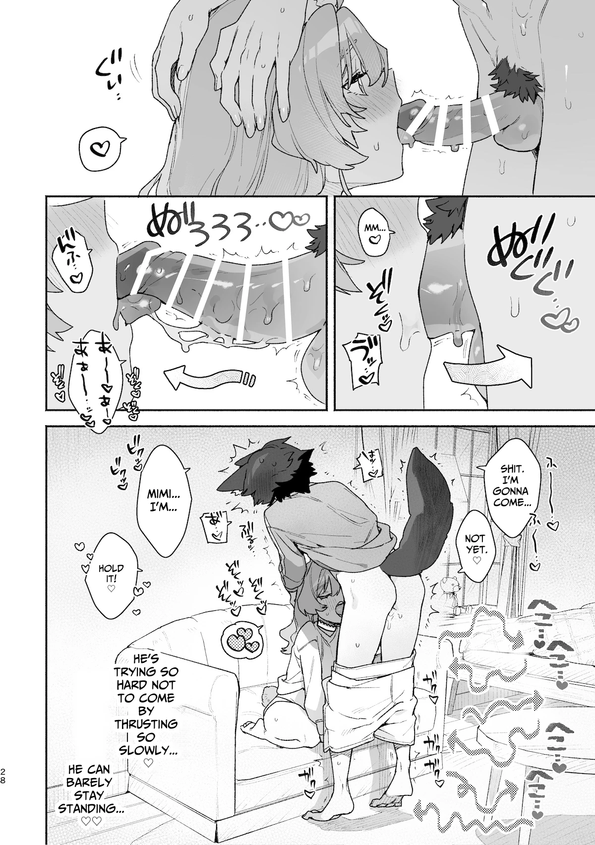 Bunny Girl X Wolf Boy 2 porn comic picture 30