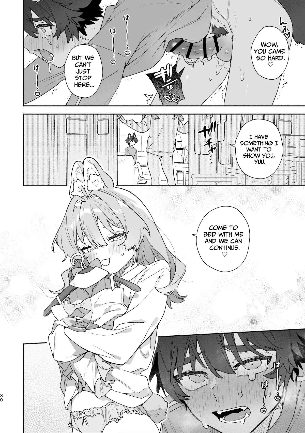 Bunny Girl X Wolf Boy 2 porn comic picture 32