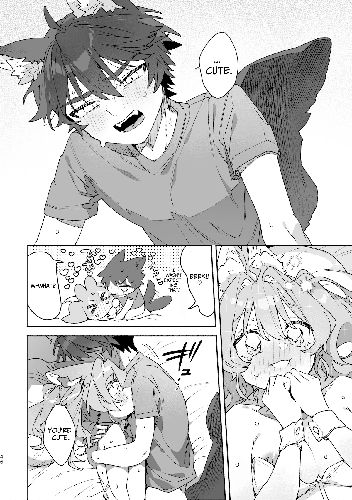 Bunny Girl X Wolf Boy 2 porn comic picture 48